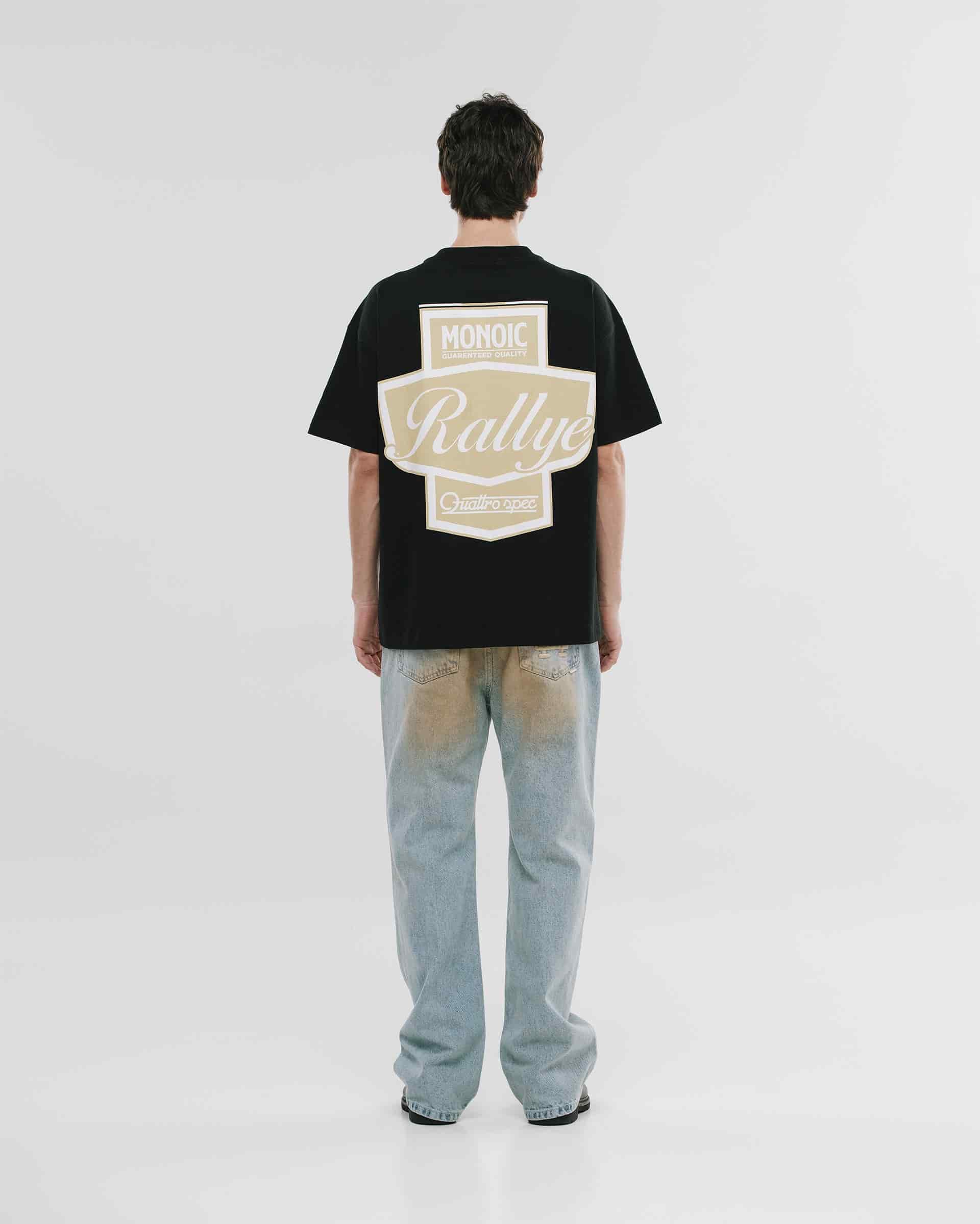 Camiseta Oversized Rallye - Negro Oscuro - miniatura 2