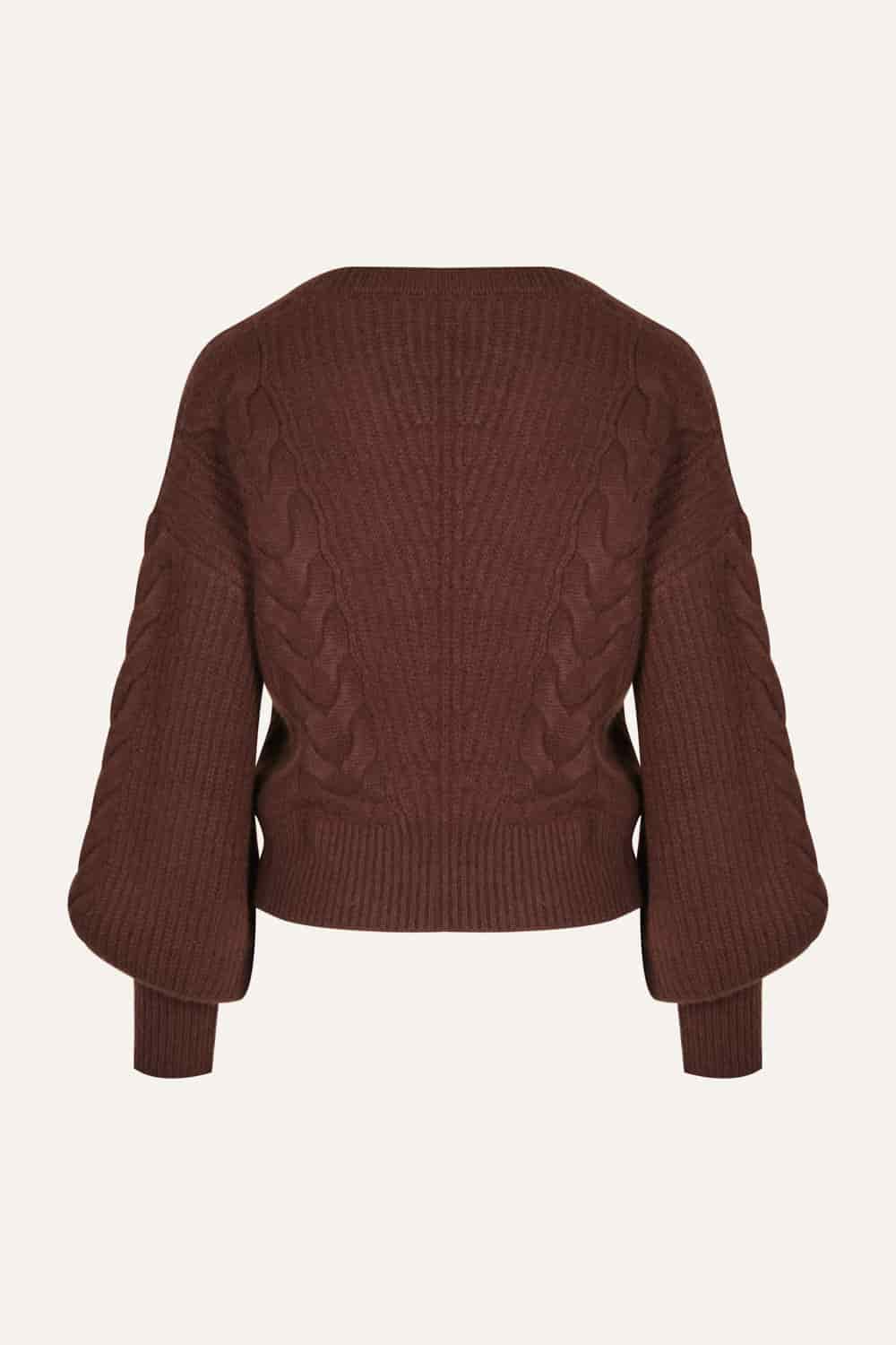 Braided Cable Sweater - miniatura 3