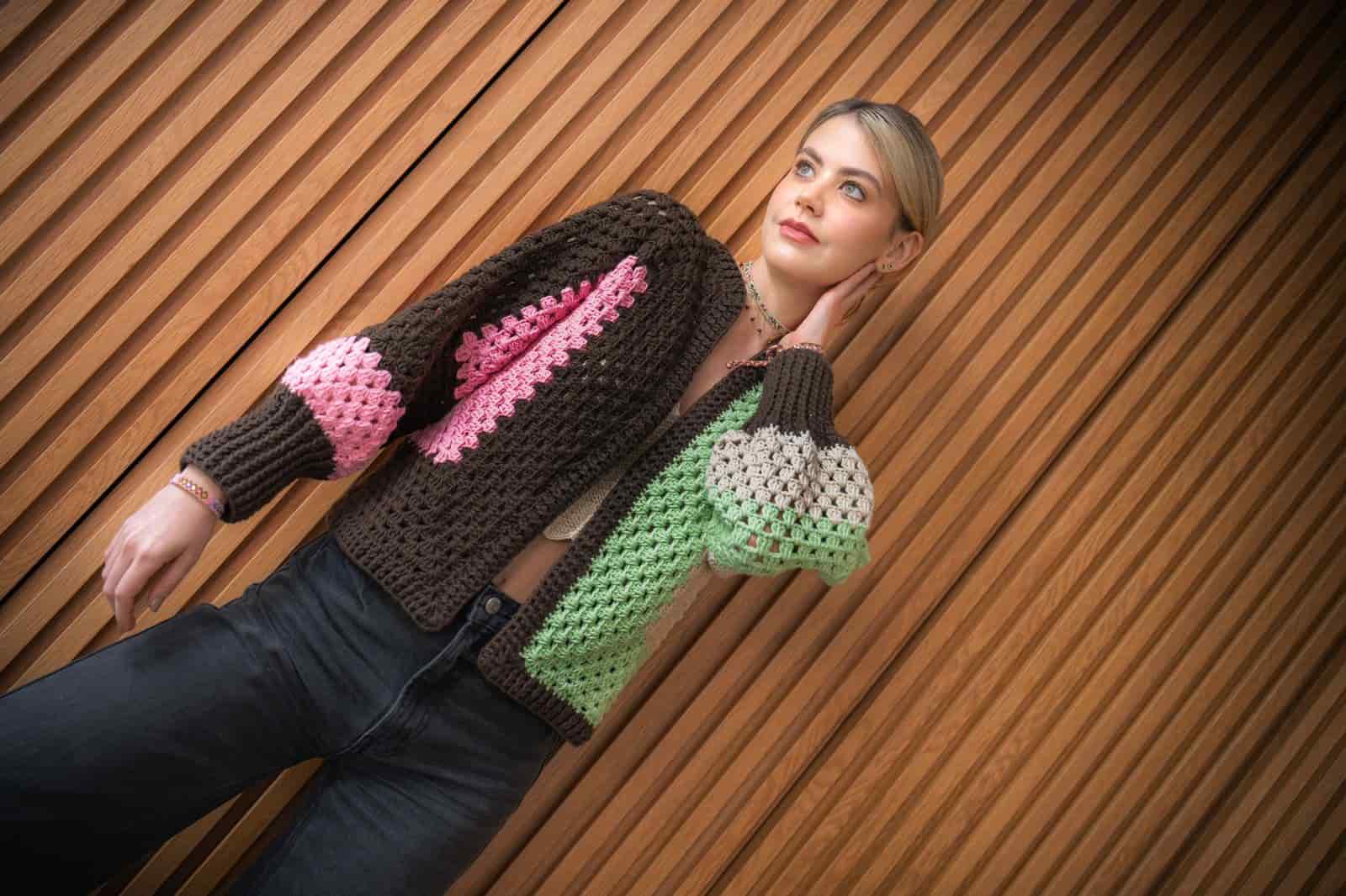 Mosaico Vital - Crocheted Cardigan (pre-order) - miniatura 3