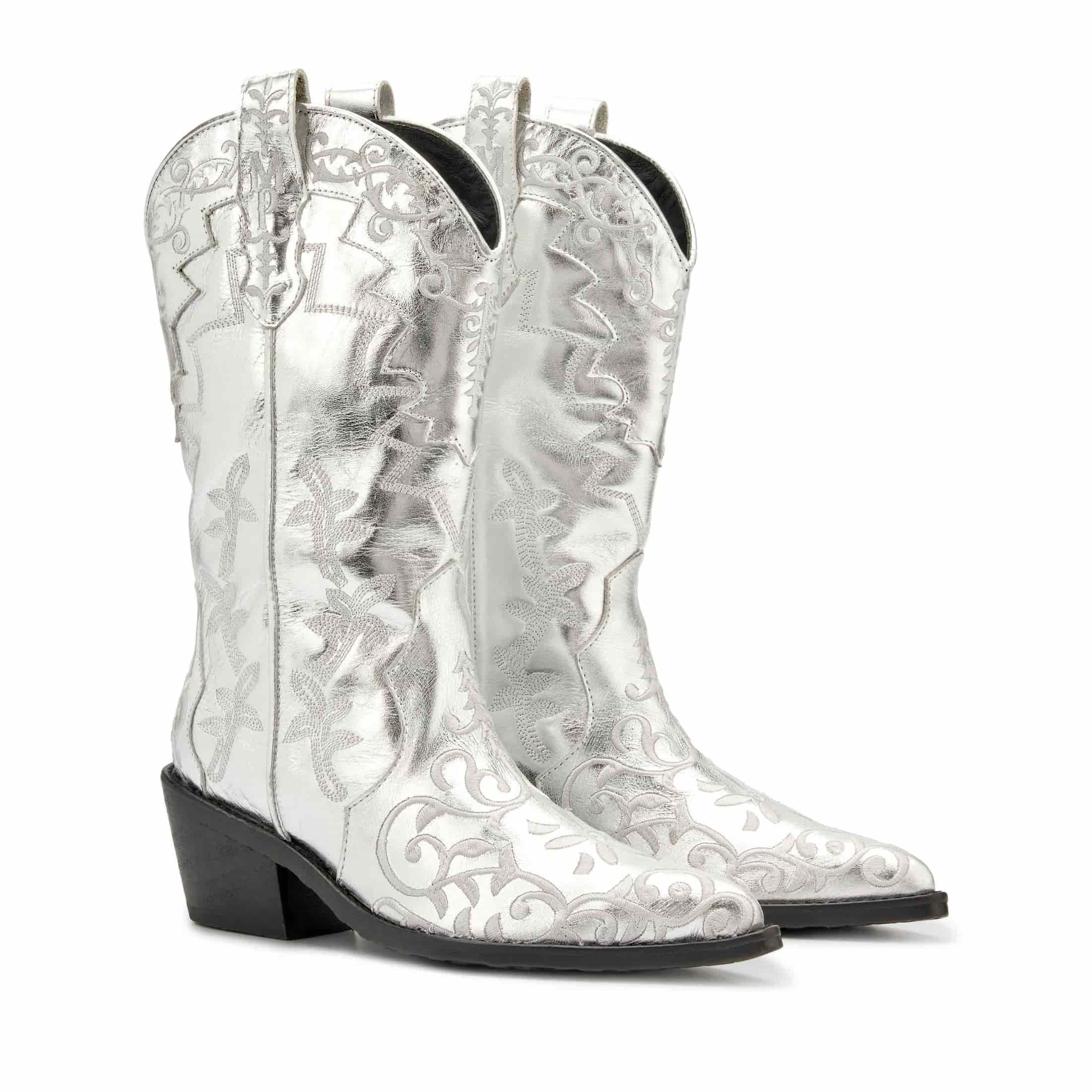 BOTA TEXANA ROSAS - miniatura 3