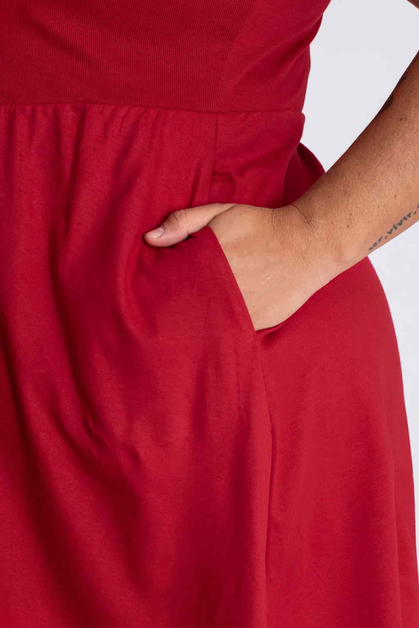 Vestido Amapola Rojo - miniatura 10