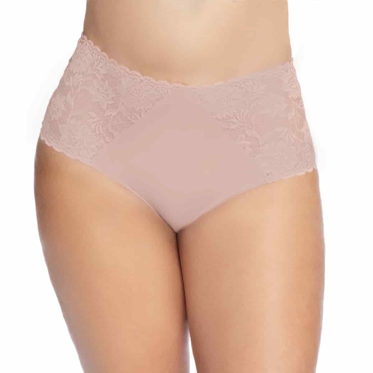 PANTY ALTO CON ENCAJE EN LATERALES - miniatura 4
