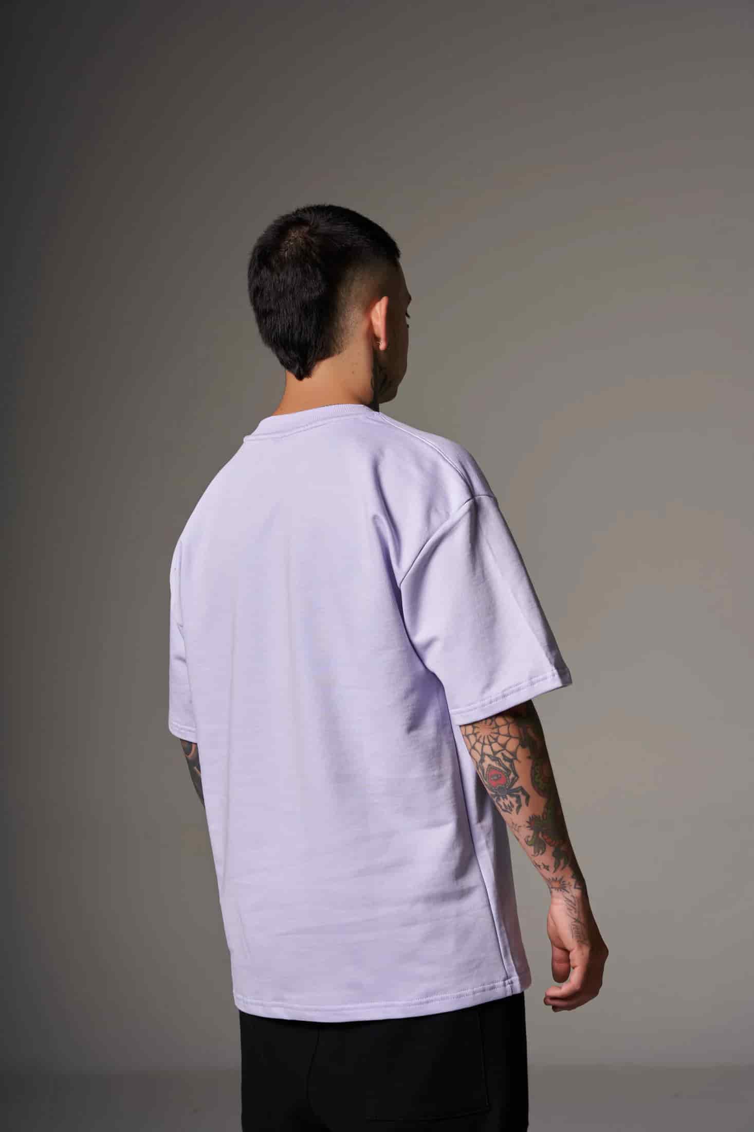 CAMISETA 300 GRAMOS 100% ALGODÓN LILA - miniatura 7