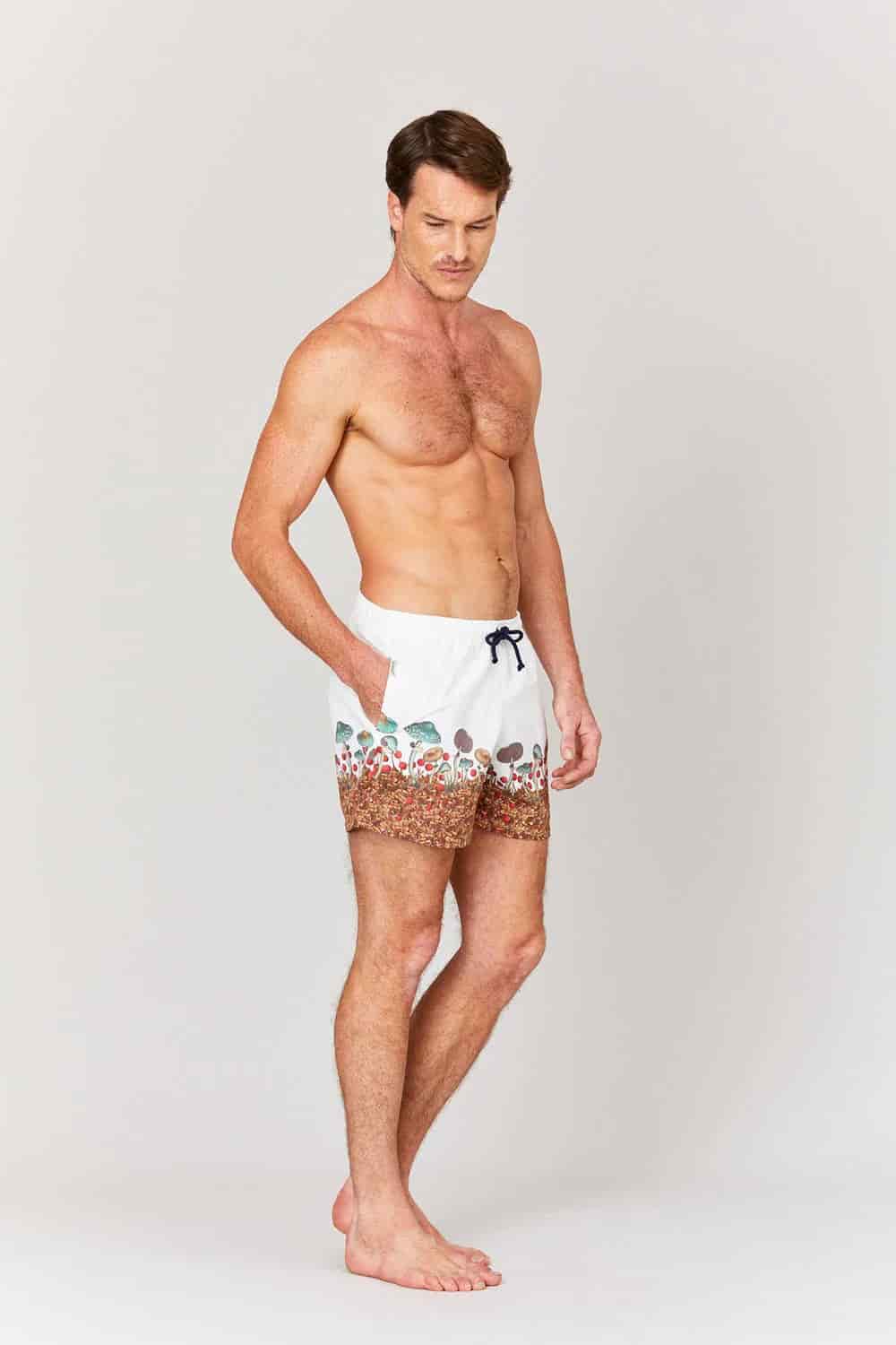 Men's swim trunk big mushrooms - miniatura 6