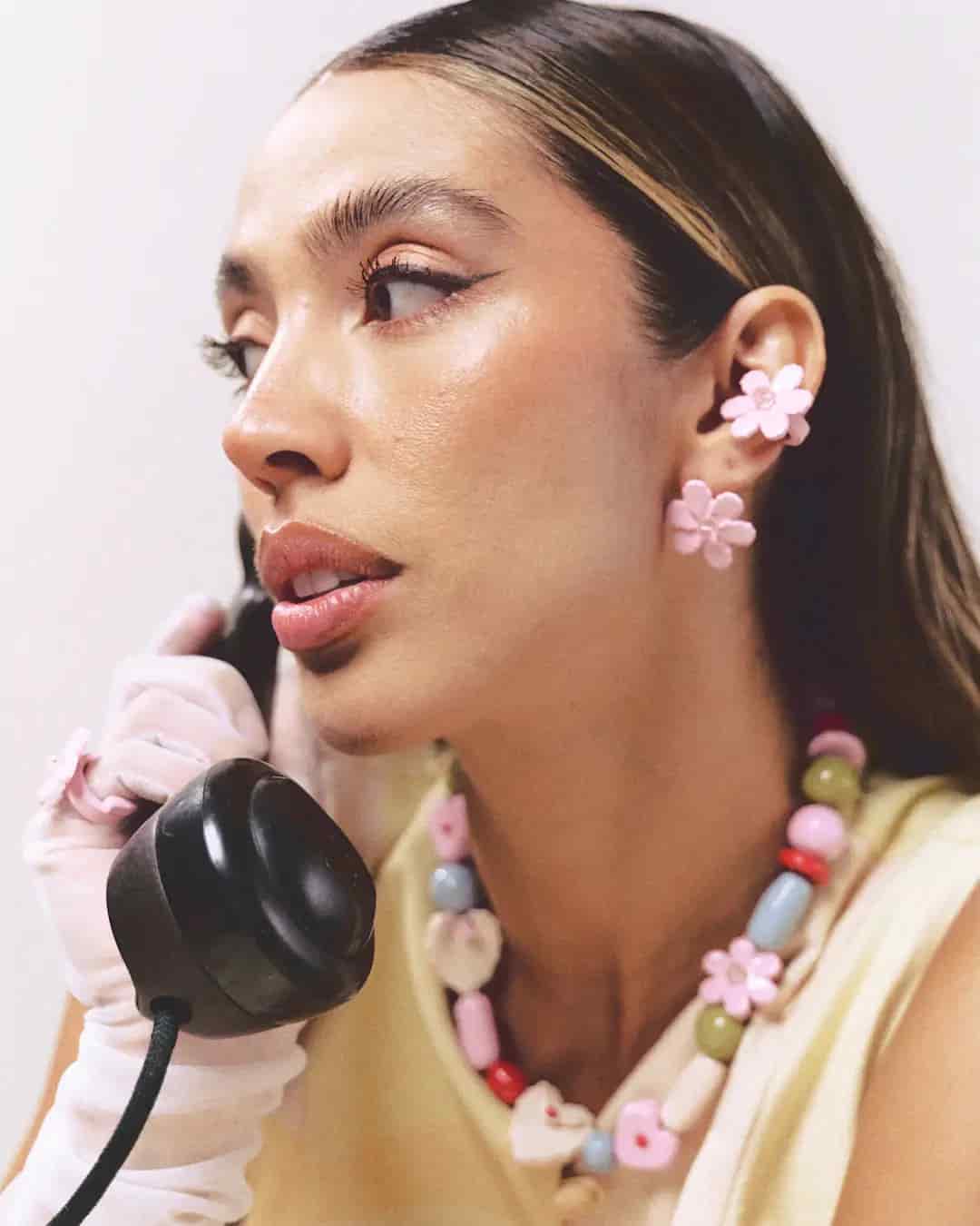 Aretes Flor para mi mini - miniatura 1