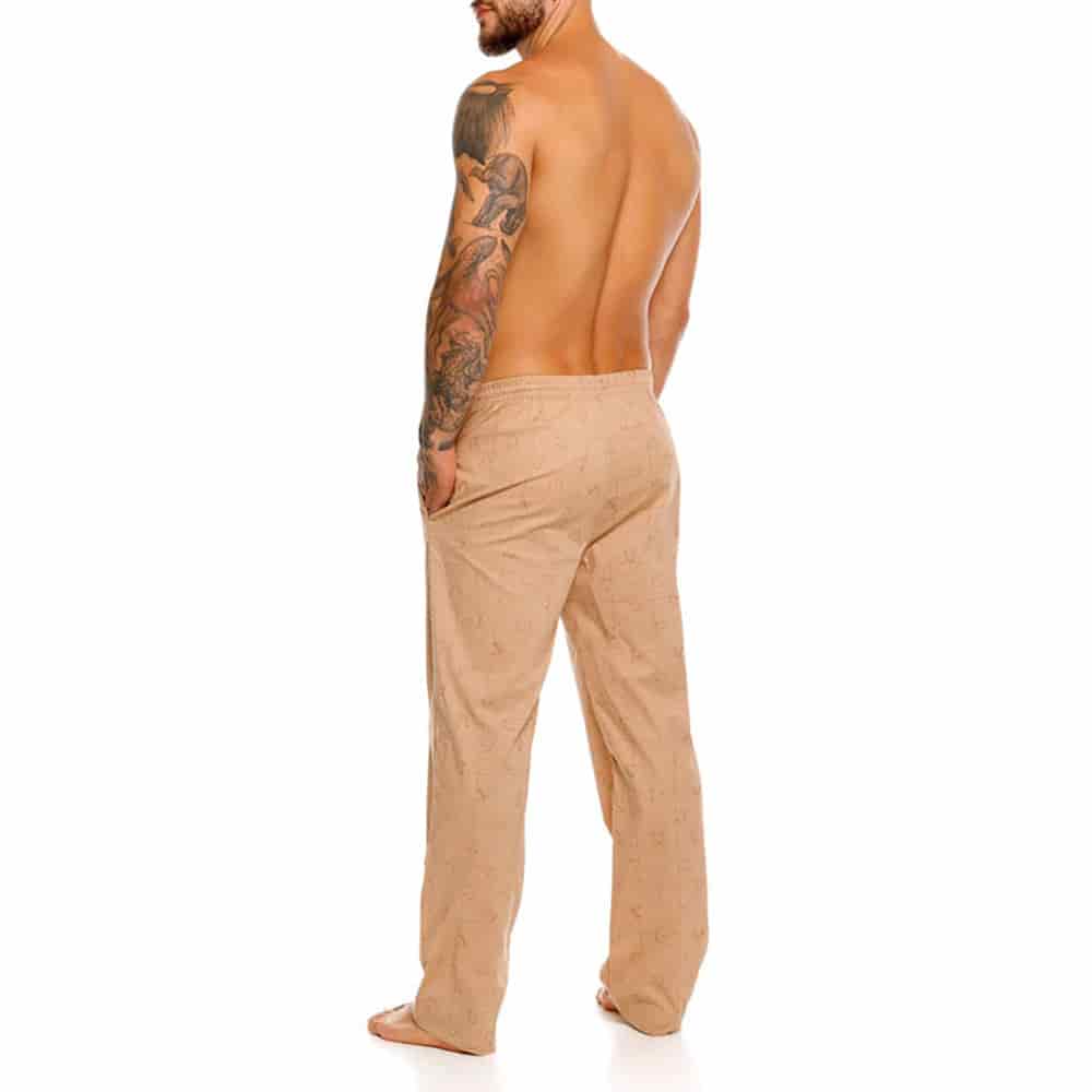 PANTALON LARGO CACHORROS CAFÉ - miniatura 1