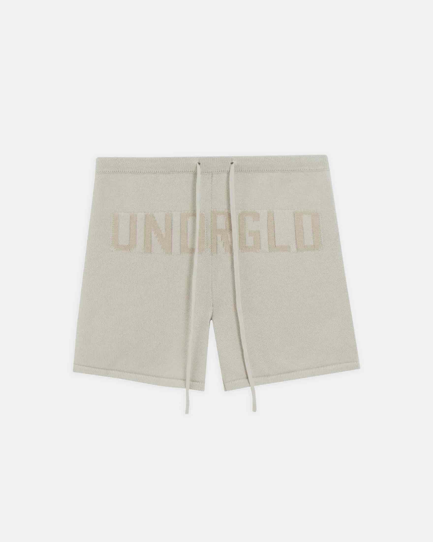 Basics UNDRGLD Knitted Shorts Cream - miniatura 7