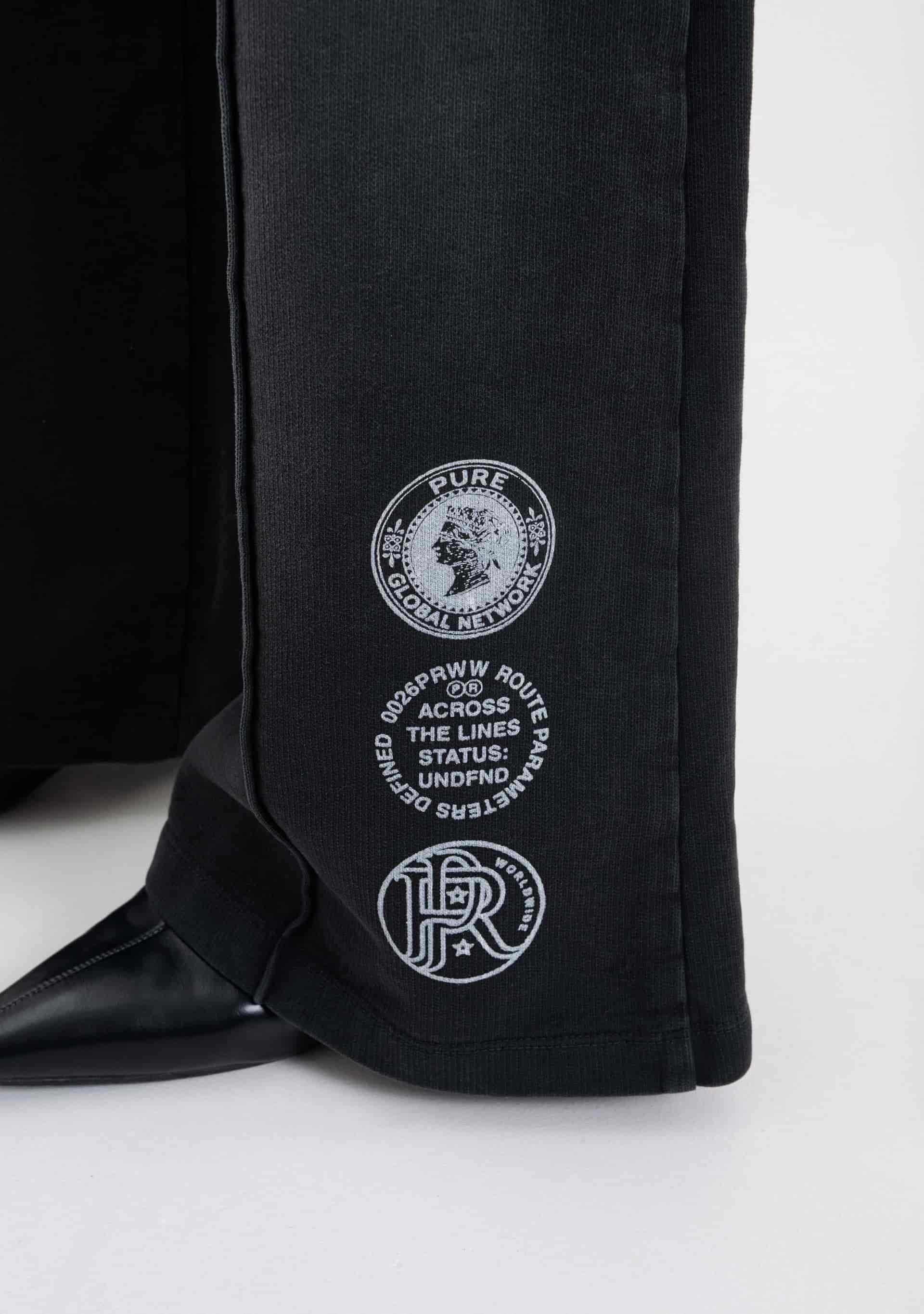 Across The Lines Black Jogger - miniatura 4