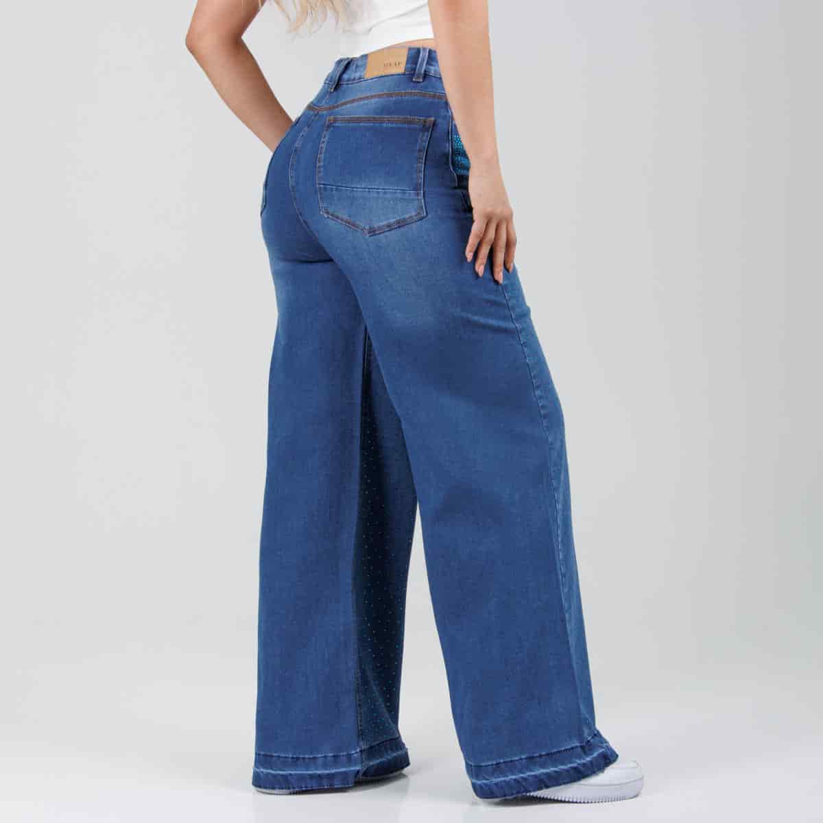 Jean Axspen Wide Leg Brillos  Ox-2788 - miniatura 3