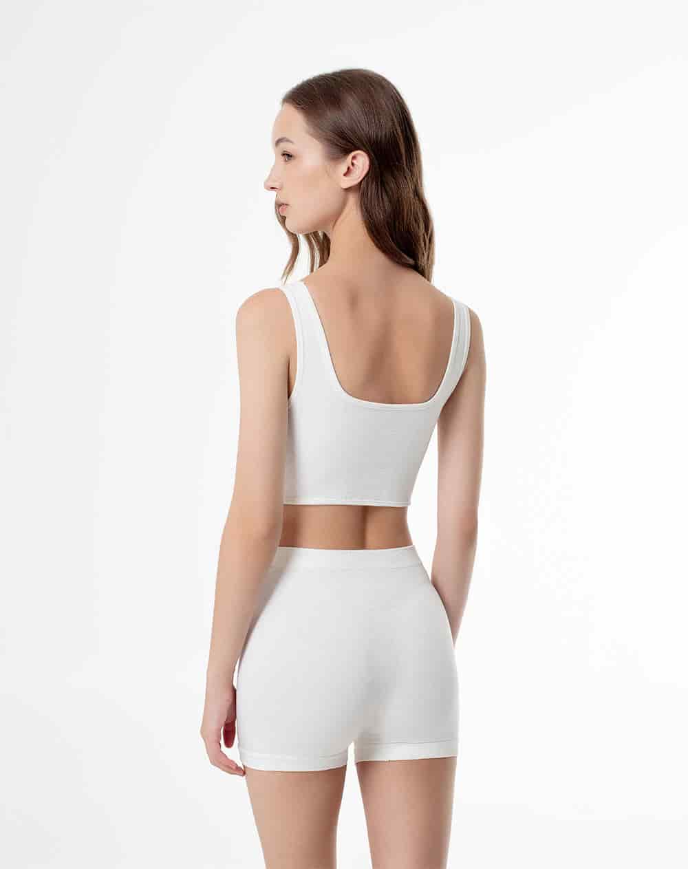 Panty tipo bóxer seamless crudo mujer - miniatura 2