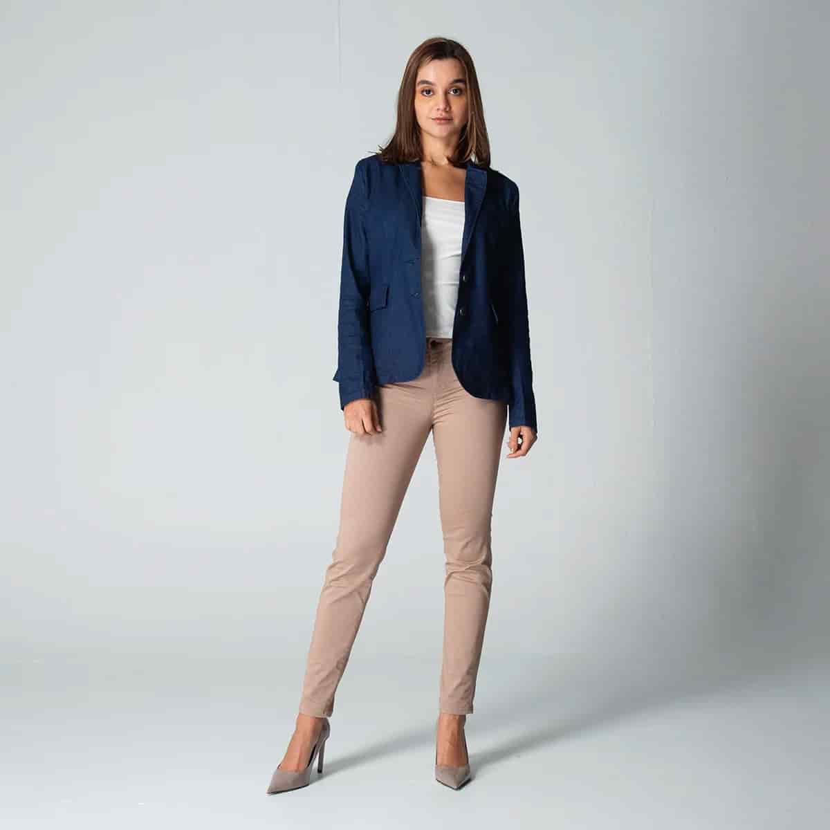 Blazer Casual Denim Slim Blz - miniatura 9