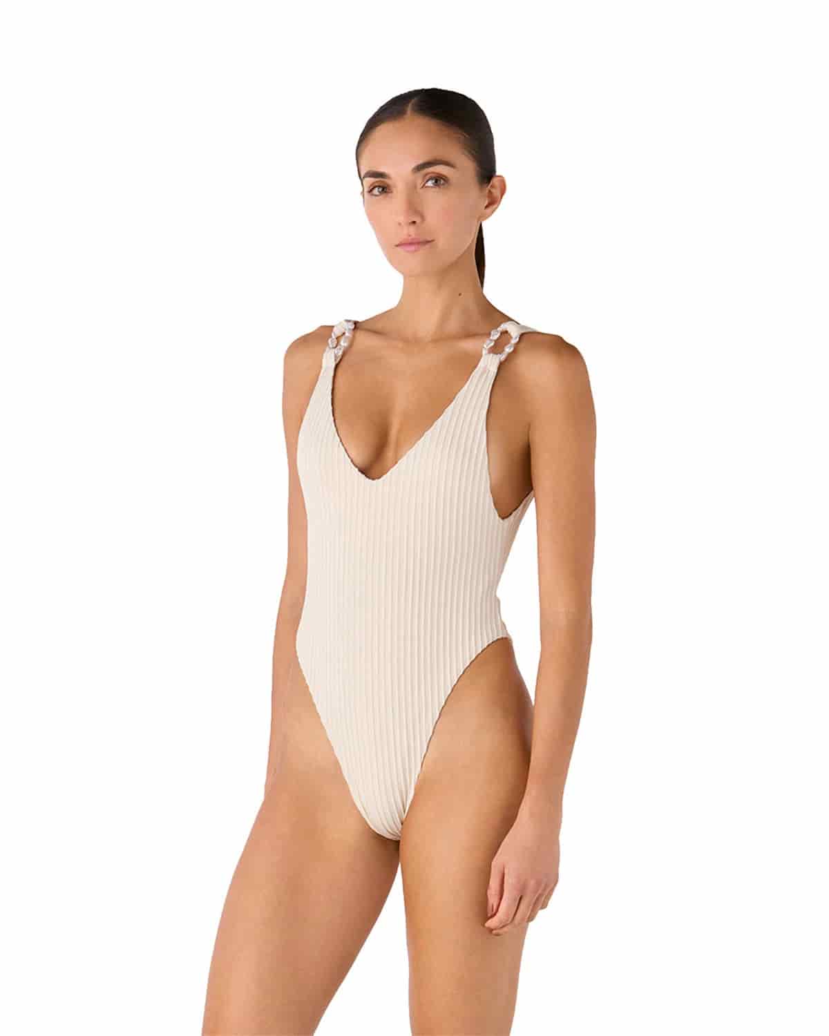 Vestido de Baño Entero Duna Shell Ivory - miniatura 1