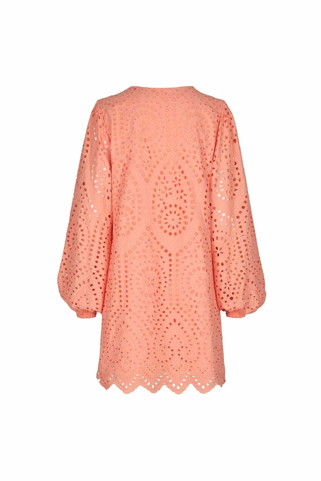 San Marco Eyelet Mini Dress / Apricot - miniatura 3
