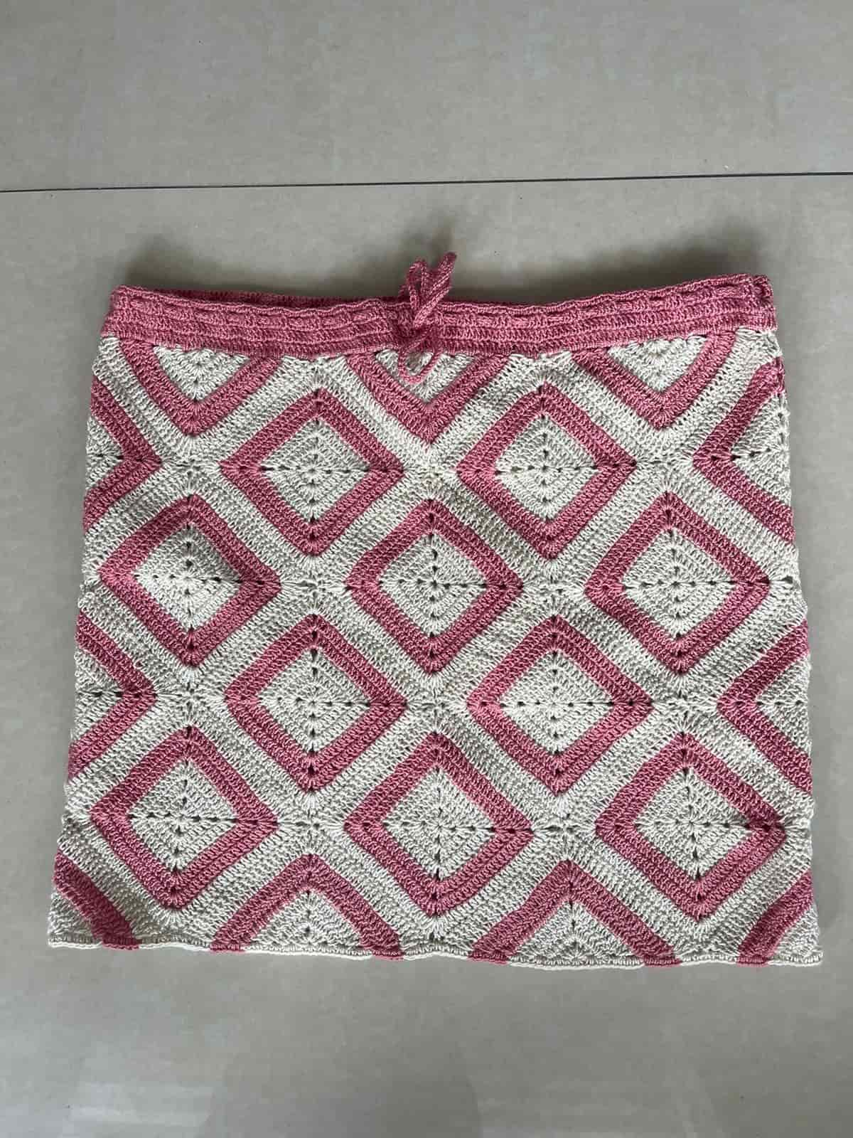 SKIRT CROCHET- PINK - miniatura 4