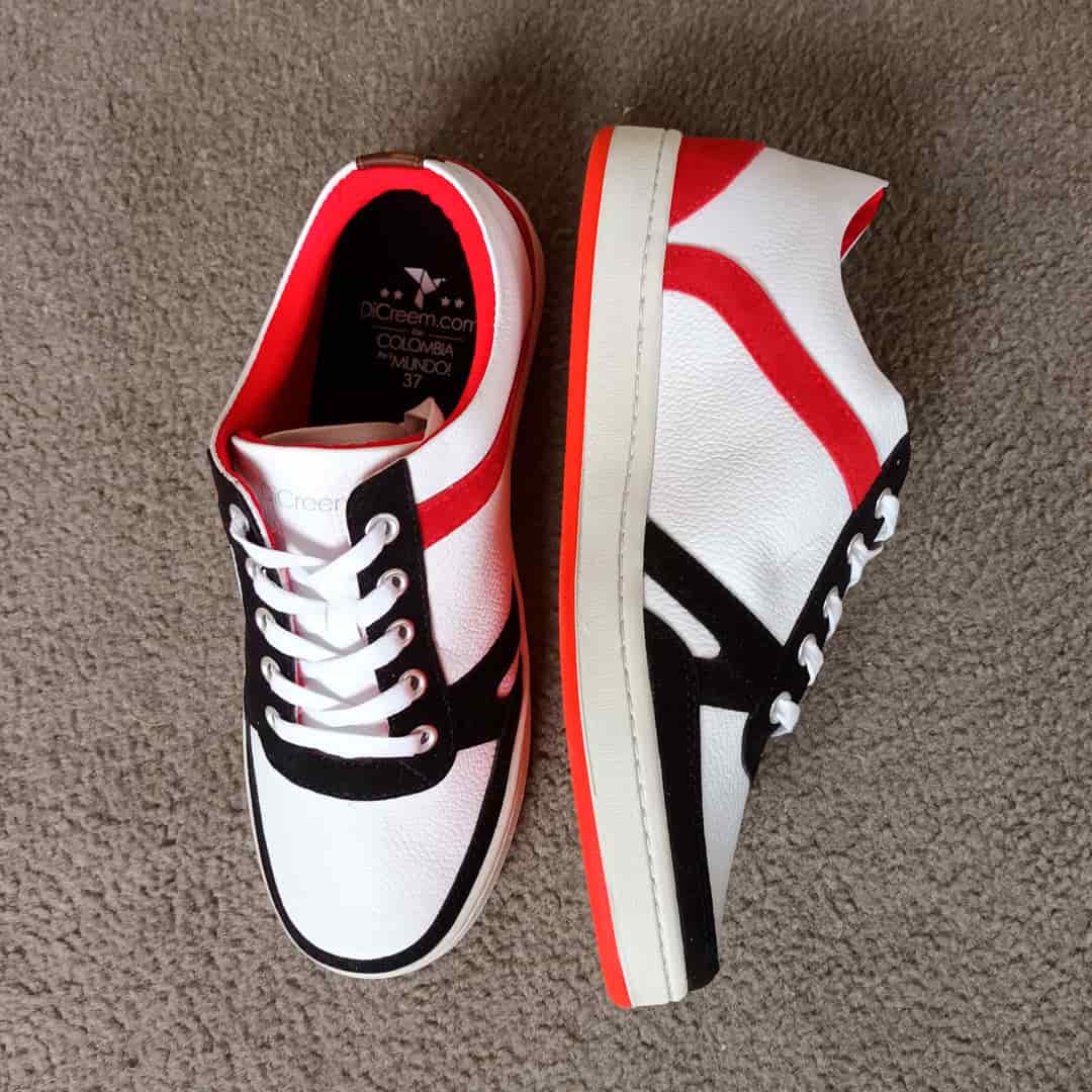 Clásicos Blanco, Rojo y Negro – Tenis ÁGUILA - miniatura 2