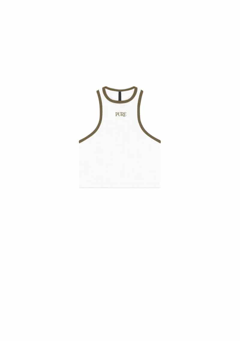 Atelier Cream - Brown Crop top - miniatura 1