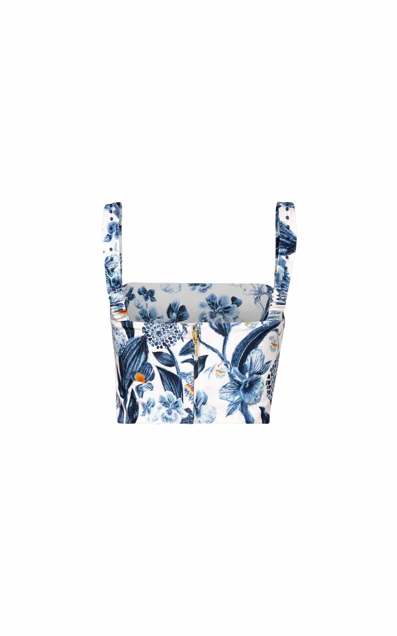 Cacao Petalo Cropped Top - miniatura 5