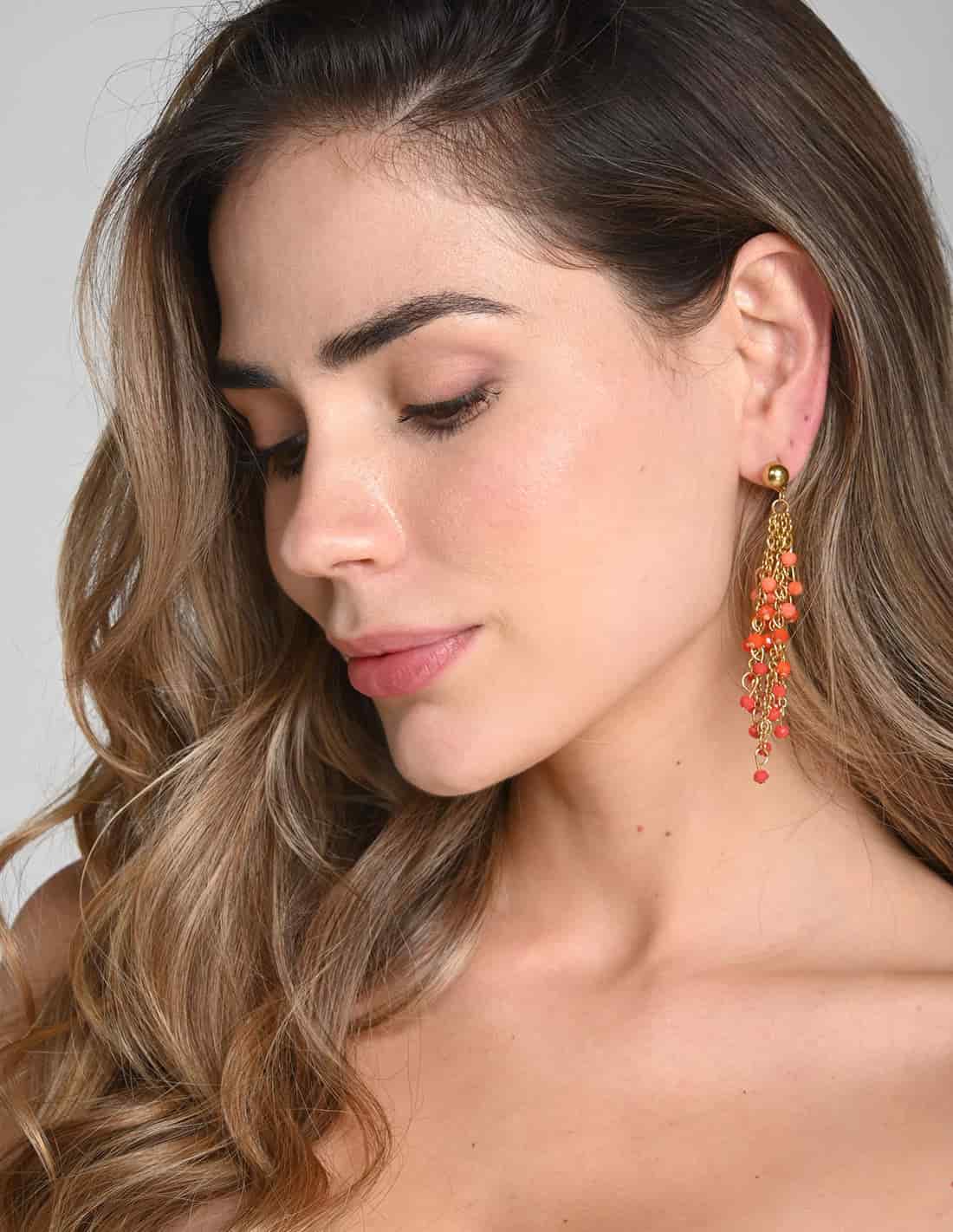 Areta Dalia Salmon + Orange + Red - miniatura 2