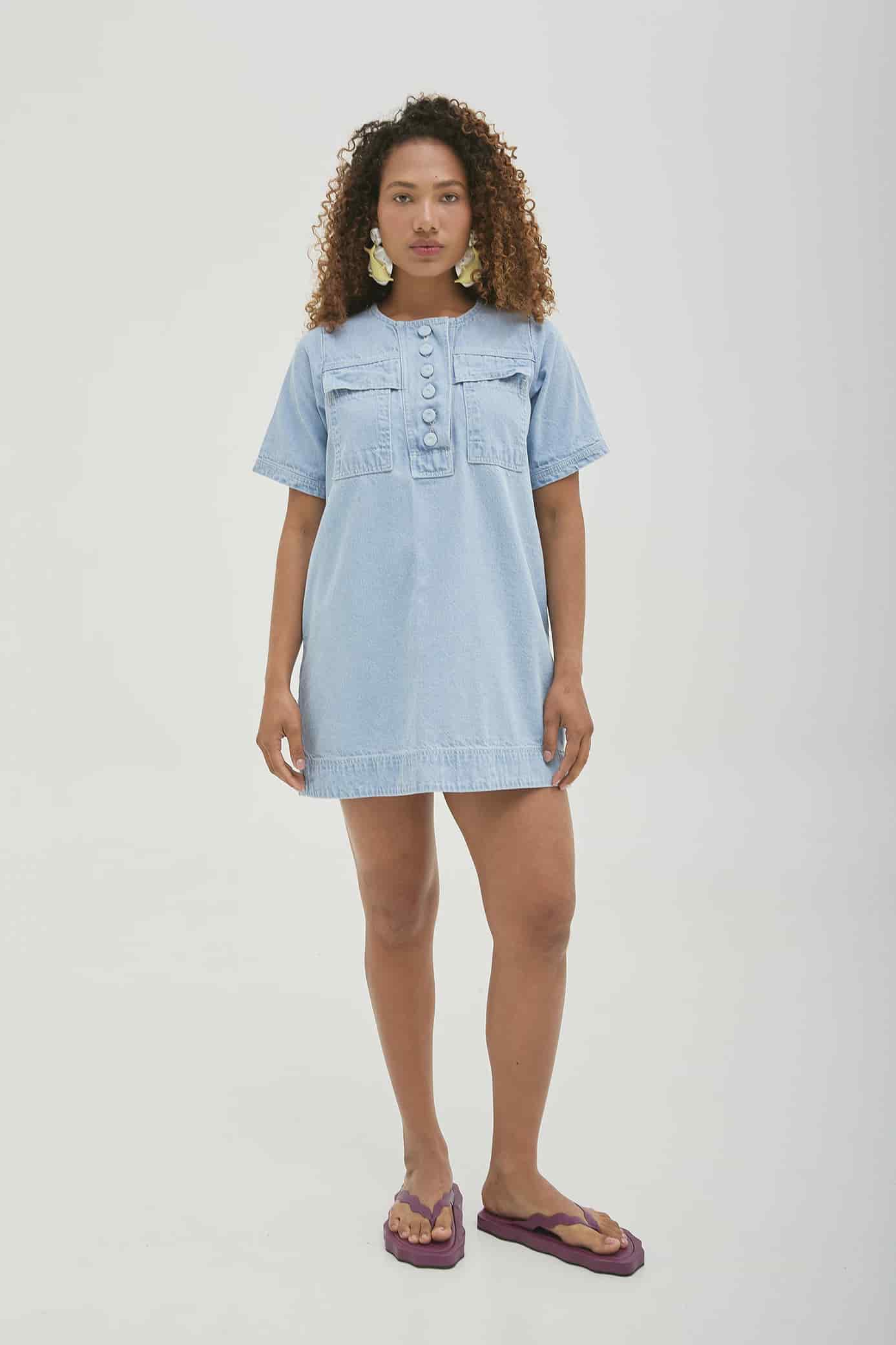Vestido Brisa Denim - miniatura 1