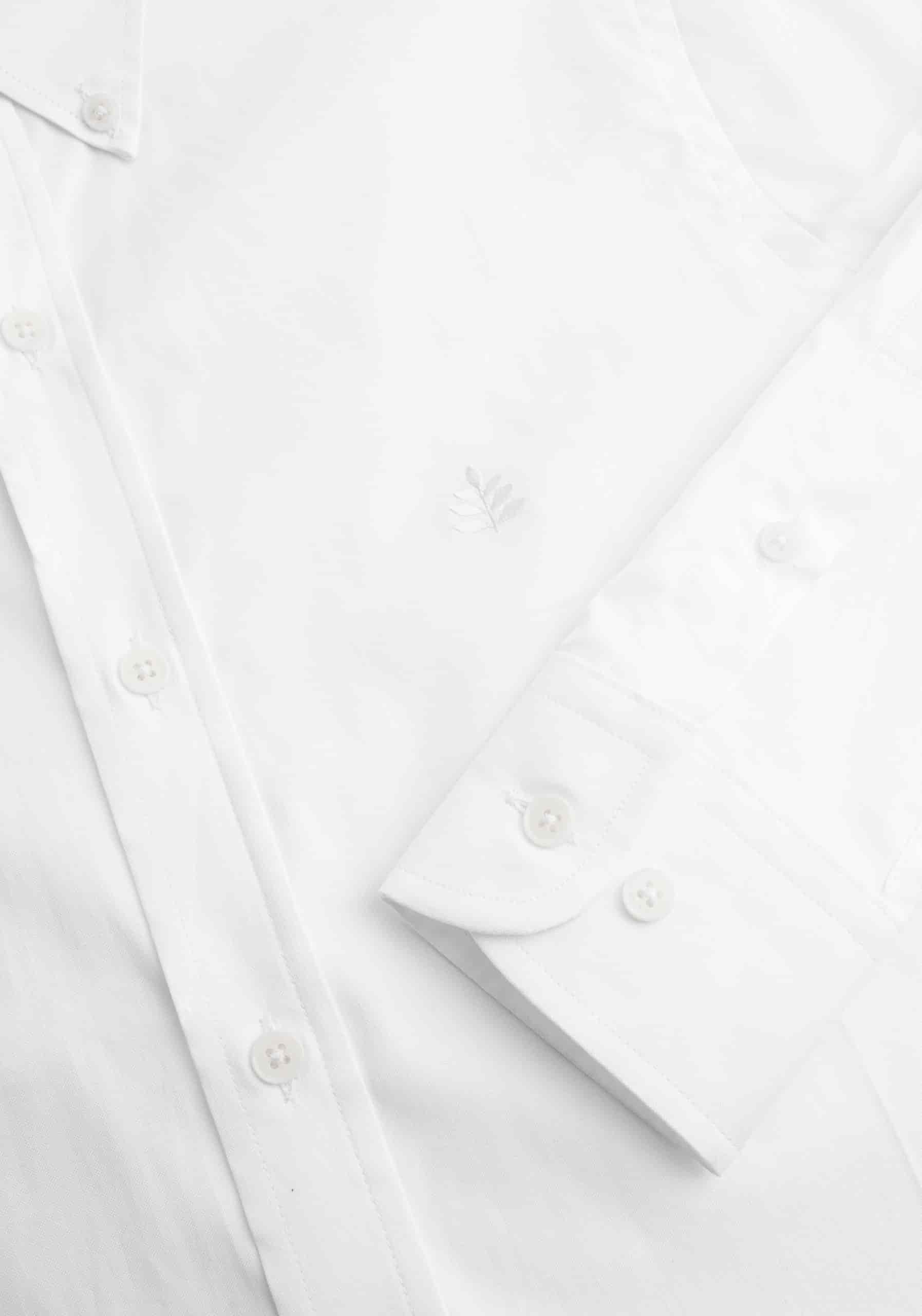 Camisa H CBD Unicolor L-Atn Blanco - miniatura 2