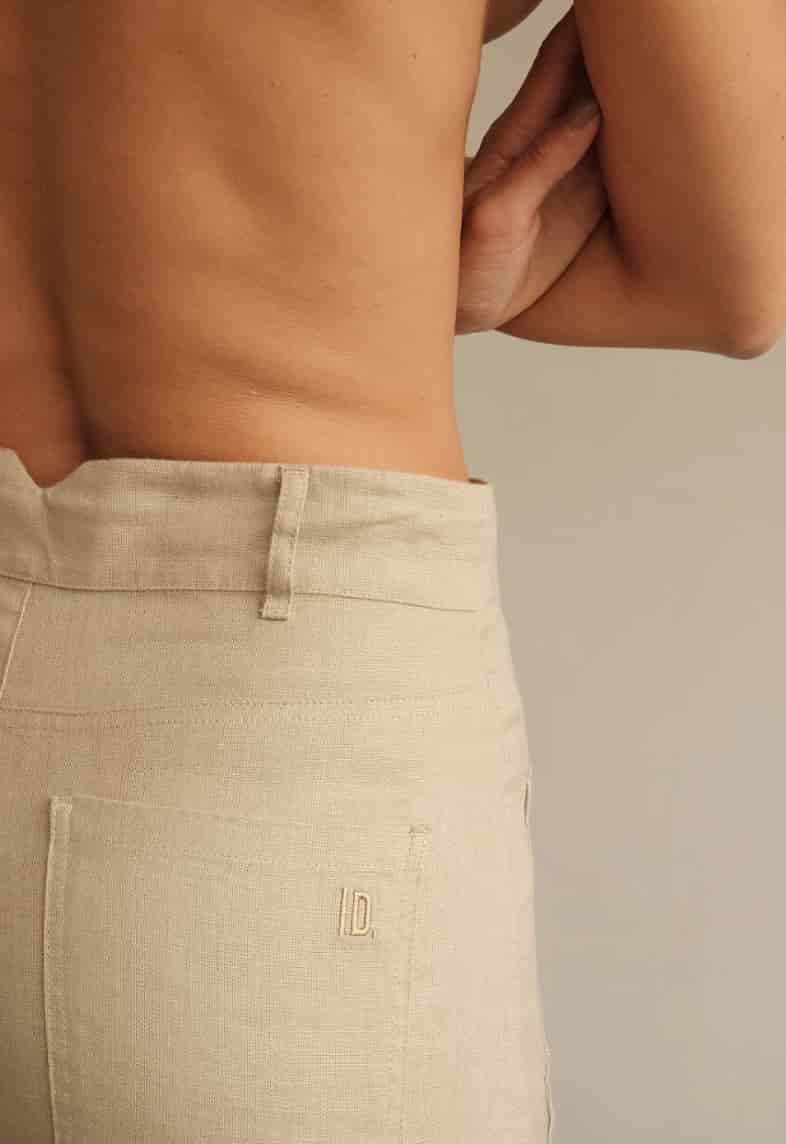 Pantalón Aire de lino | Mocca - miniatura 4