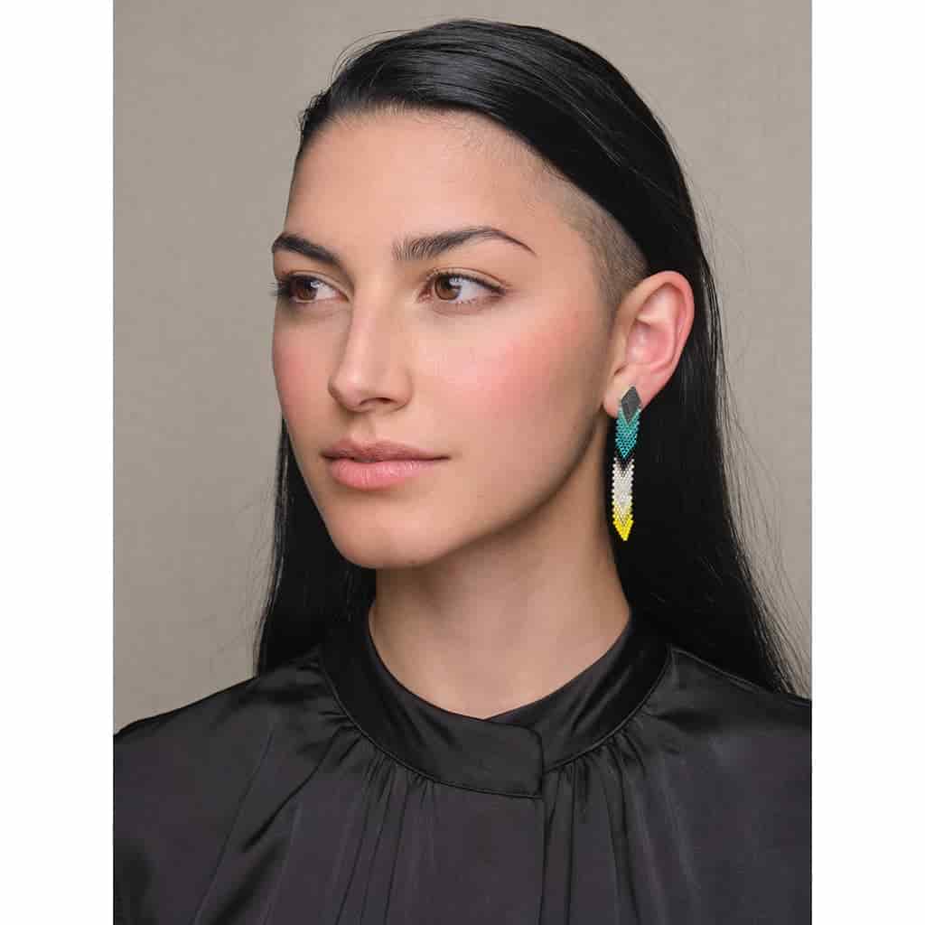 ARETES PLUMA PEQUEÑOS - miniatura 2