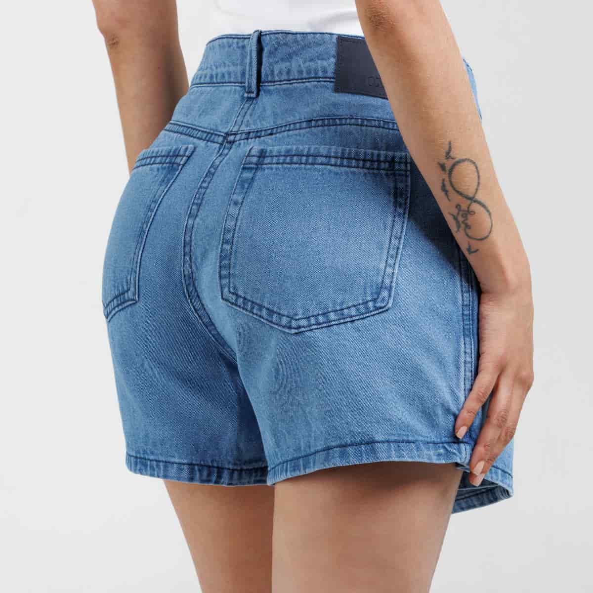 Falda Short En Jean B1921 - miniatura 2