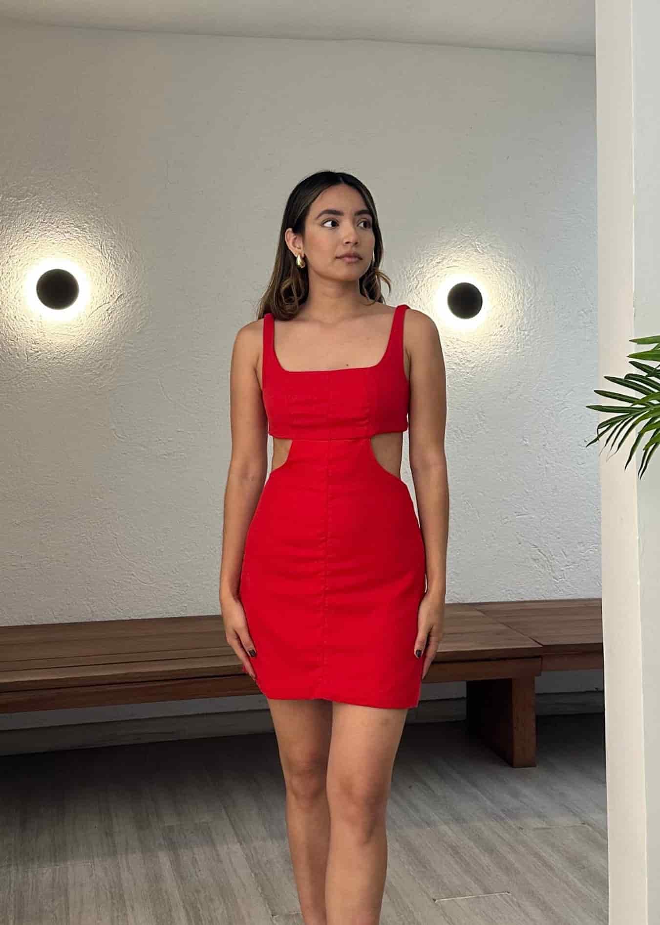 Vestido Susana Rojo - miniatura 1