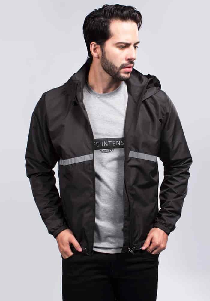 Chaqueta Rompe Vientos con Reflectivo Unisex - miniatura 2