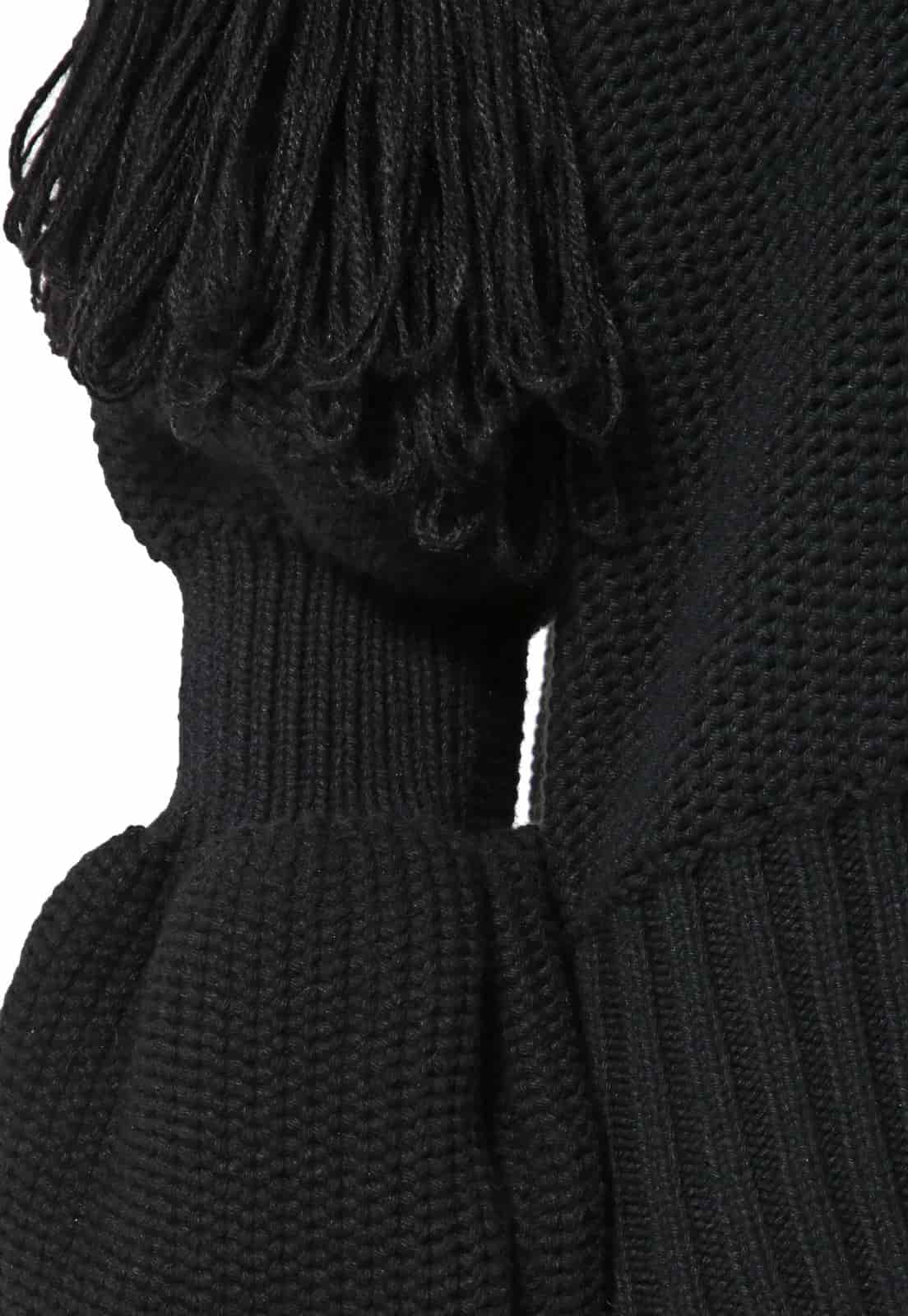 FRINGED BRAIDED CARDIGAN - miniatura 4