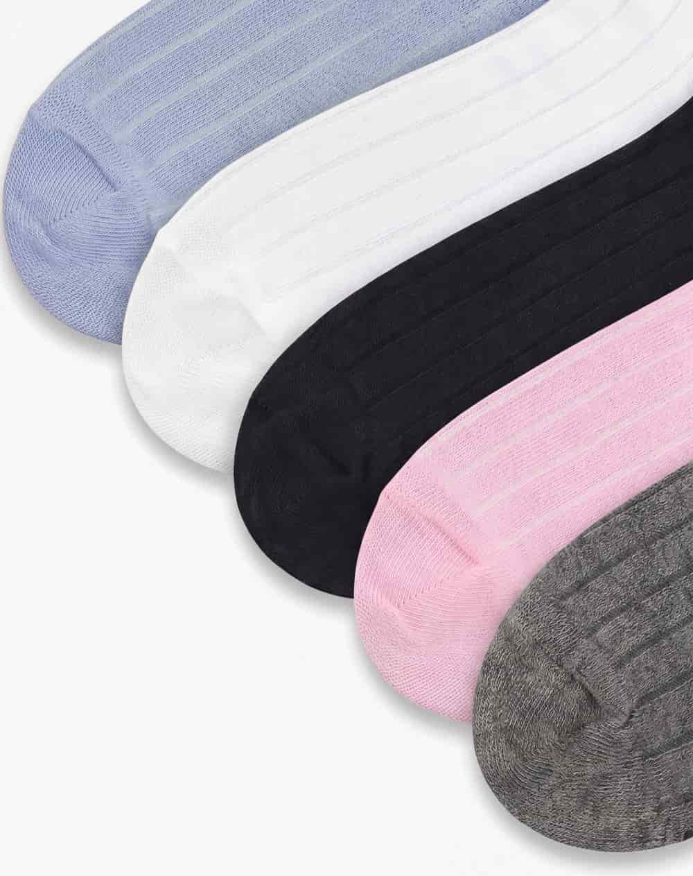 5 pares de medias tobilleras surtido mujer - miniatura 3