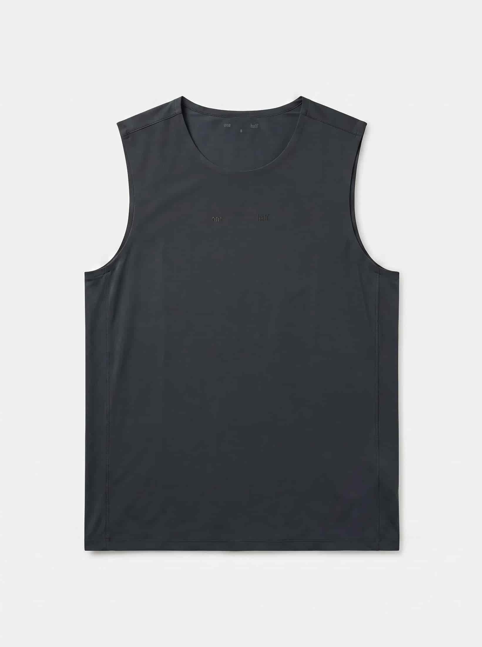 MEN WELLNESS TANK T-SHIRT - DARK GRAY - miniatura 1