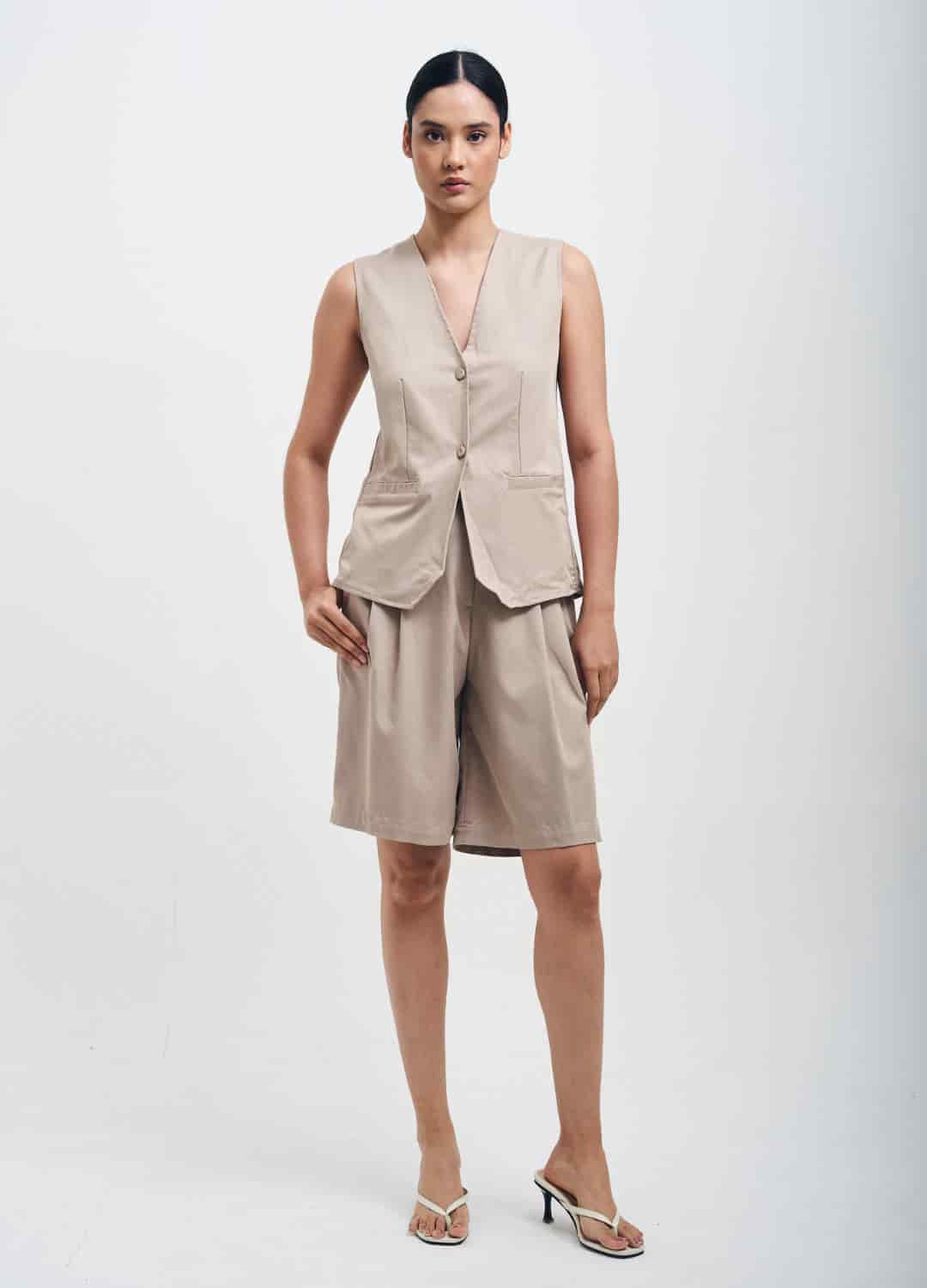 Blusa Cleotilde Taupe - miniatura 5