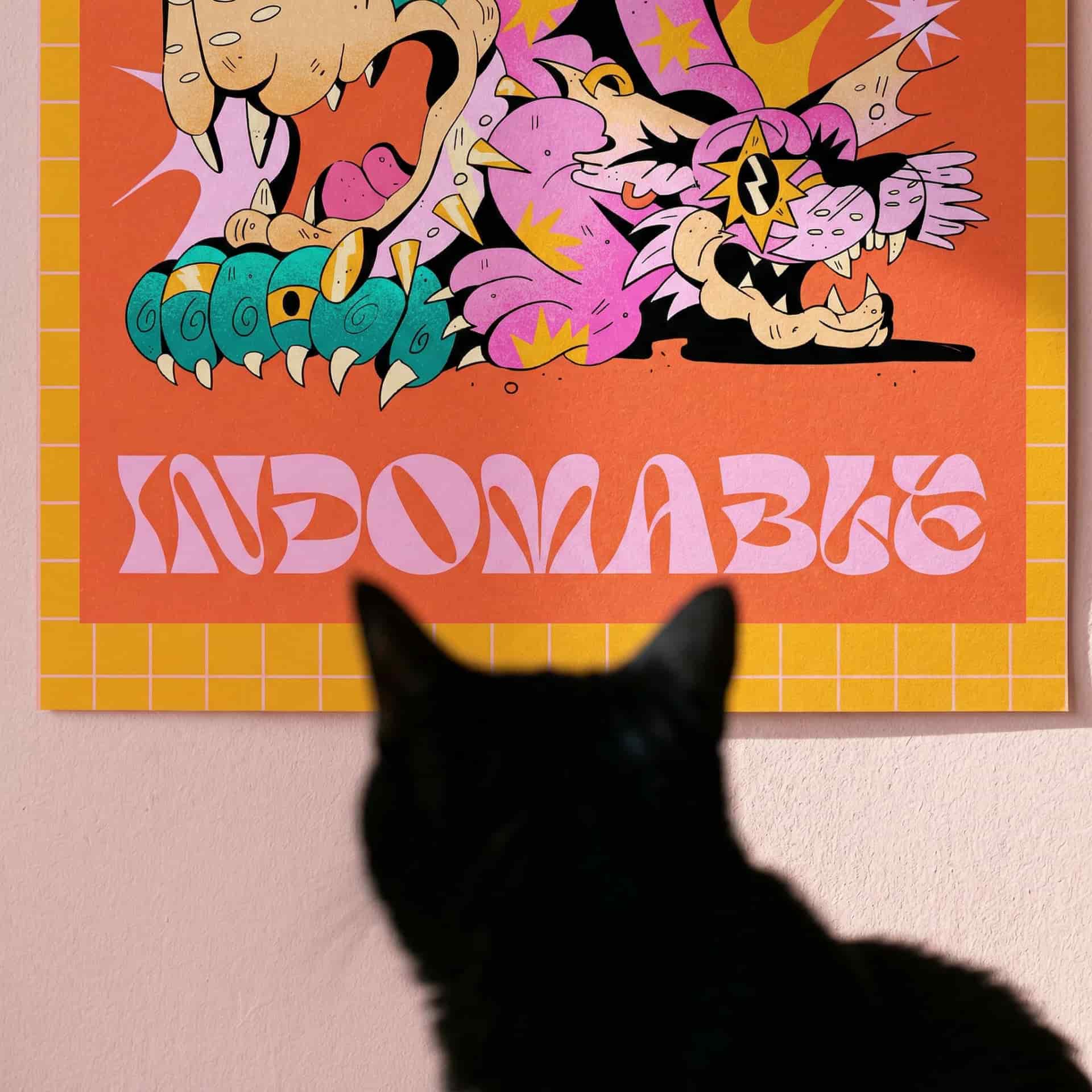 💥🐾 Póster Indomable - miniatura 3