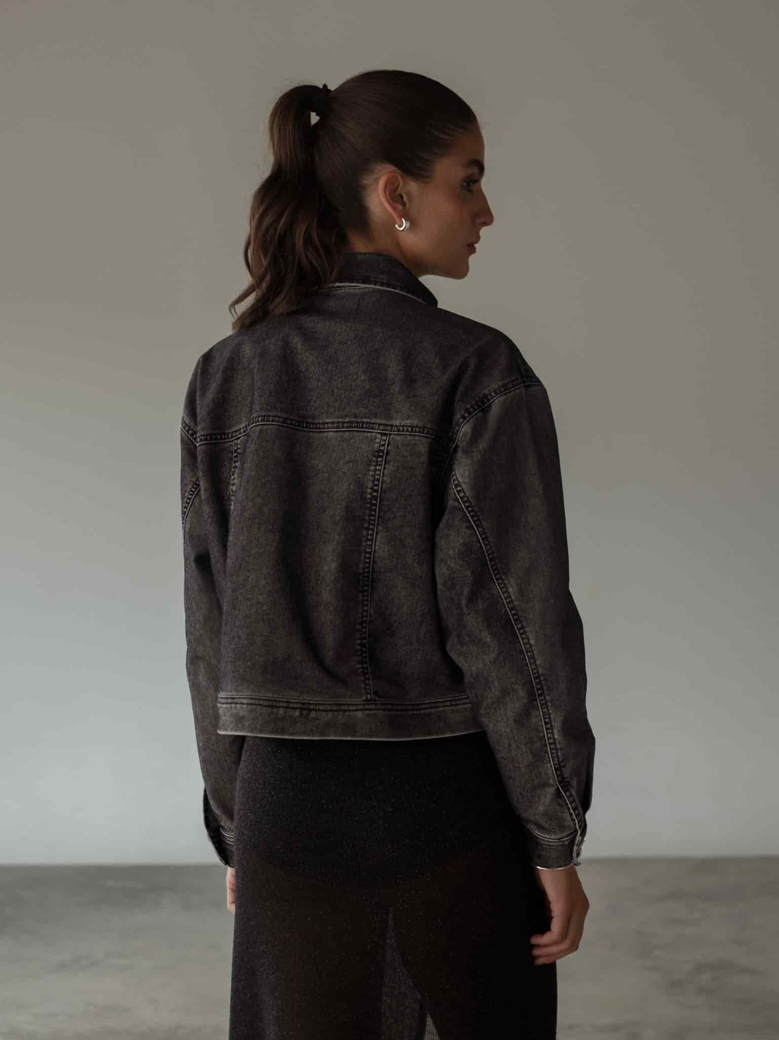 TIMELESS VELVET JACKET - BLACK - miniatura 9