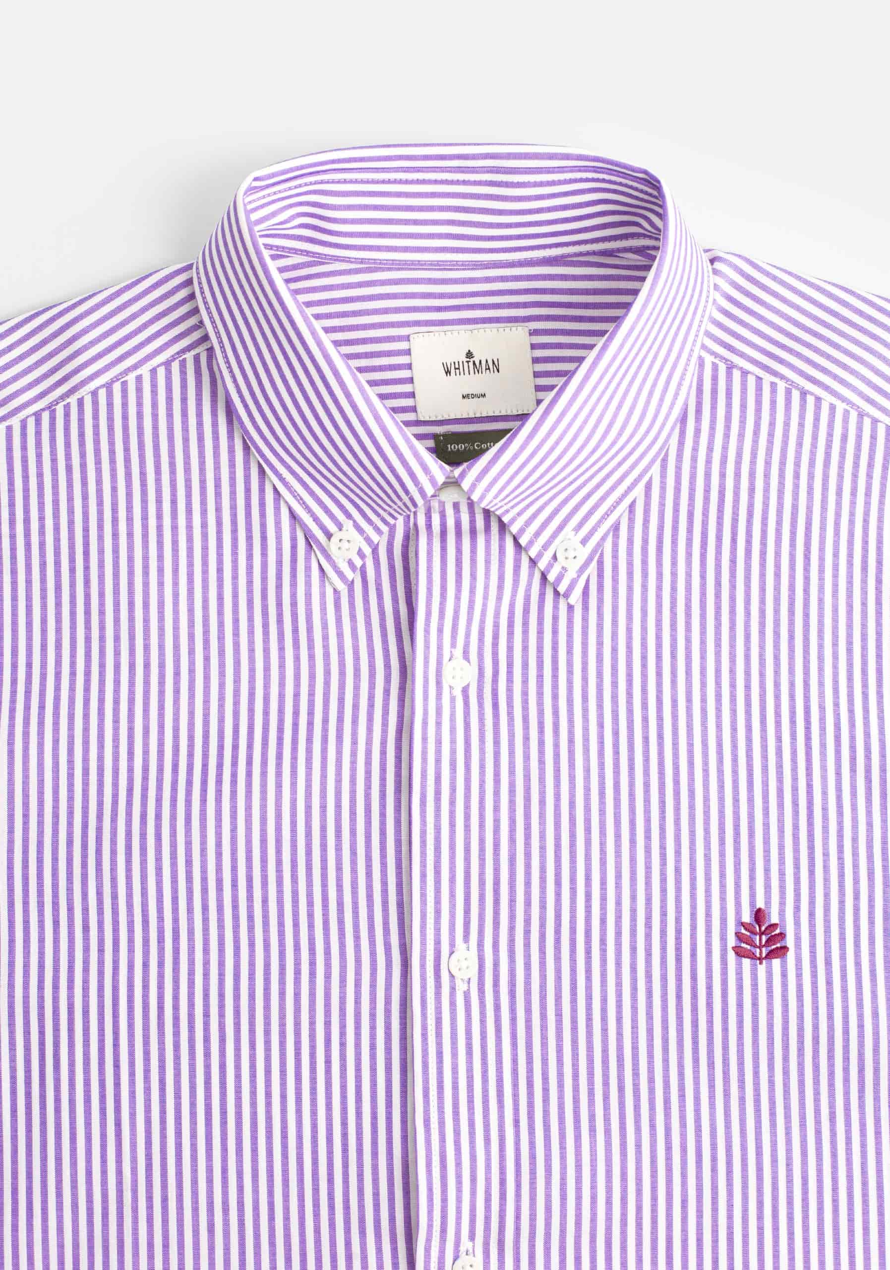 Camisa H CBD Rayas L-Vin Lila - miniatura 2
