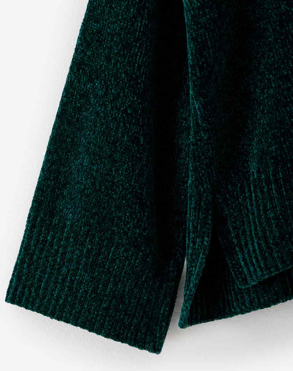 Suéter oversize verde mujer - miniatura 8
