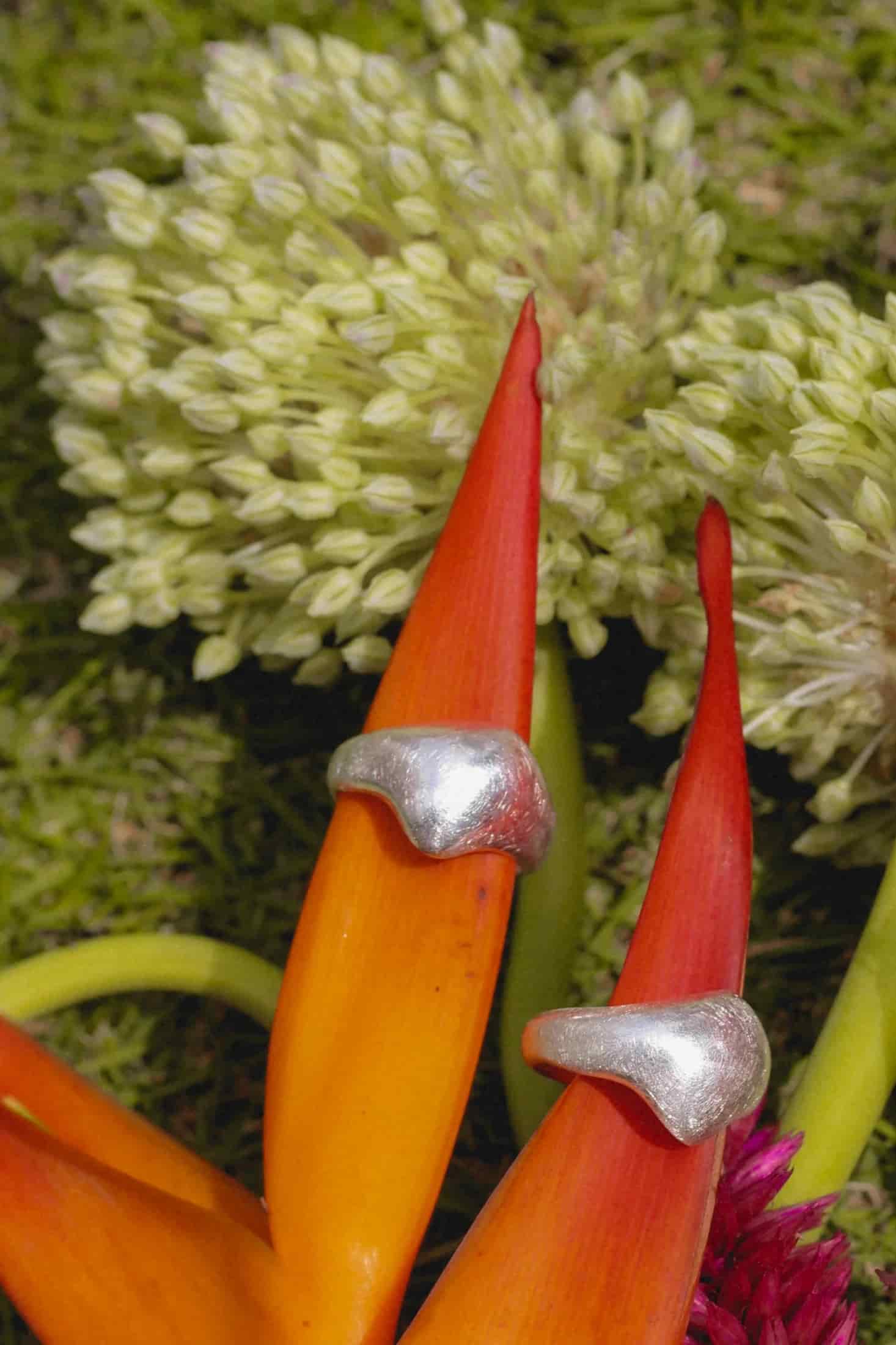 ORGANIC SILVER RING - miniatura 3