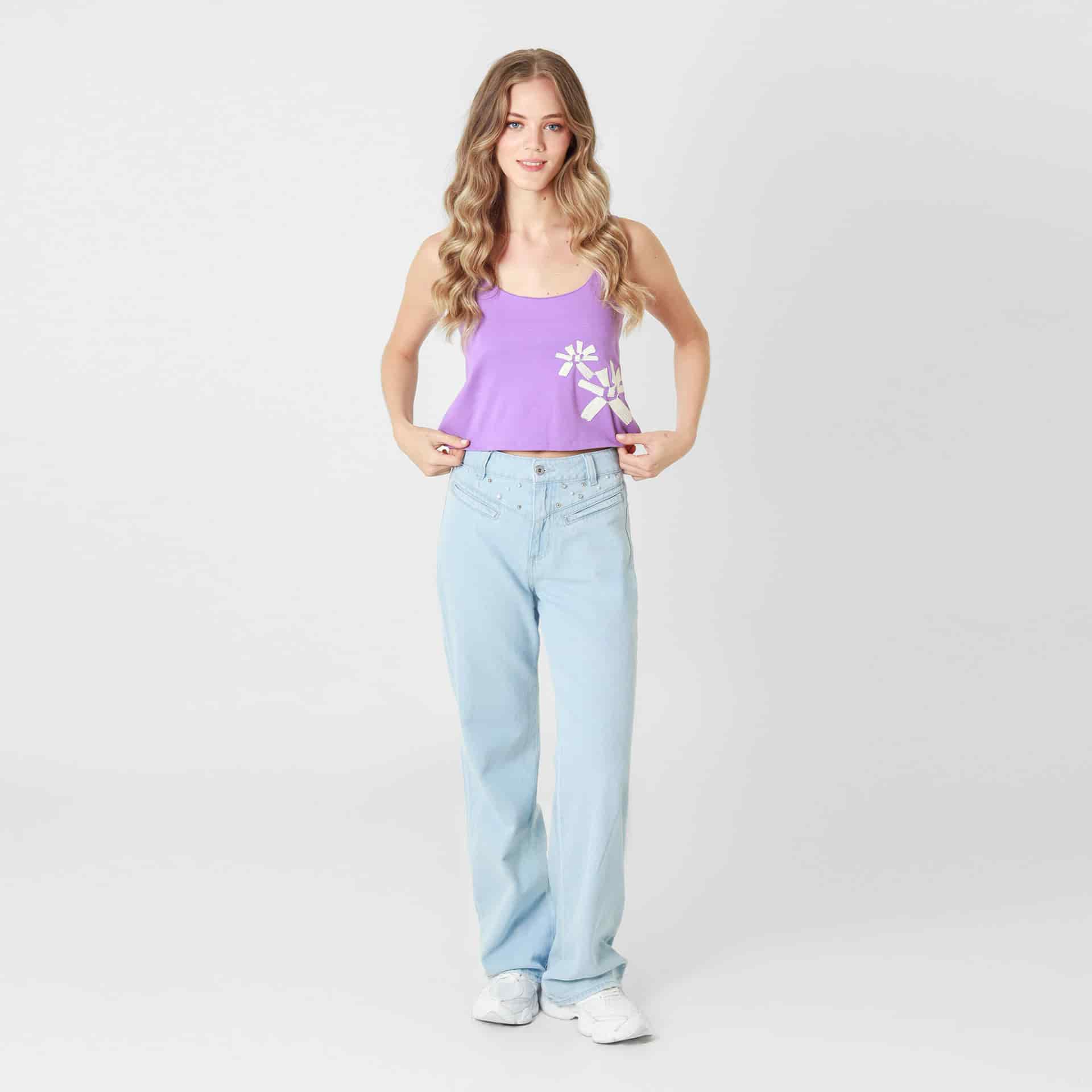 Camiseta Cuello Redondo Manga Tiras - miniatura 3