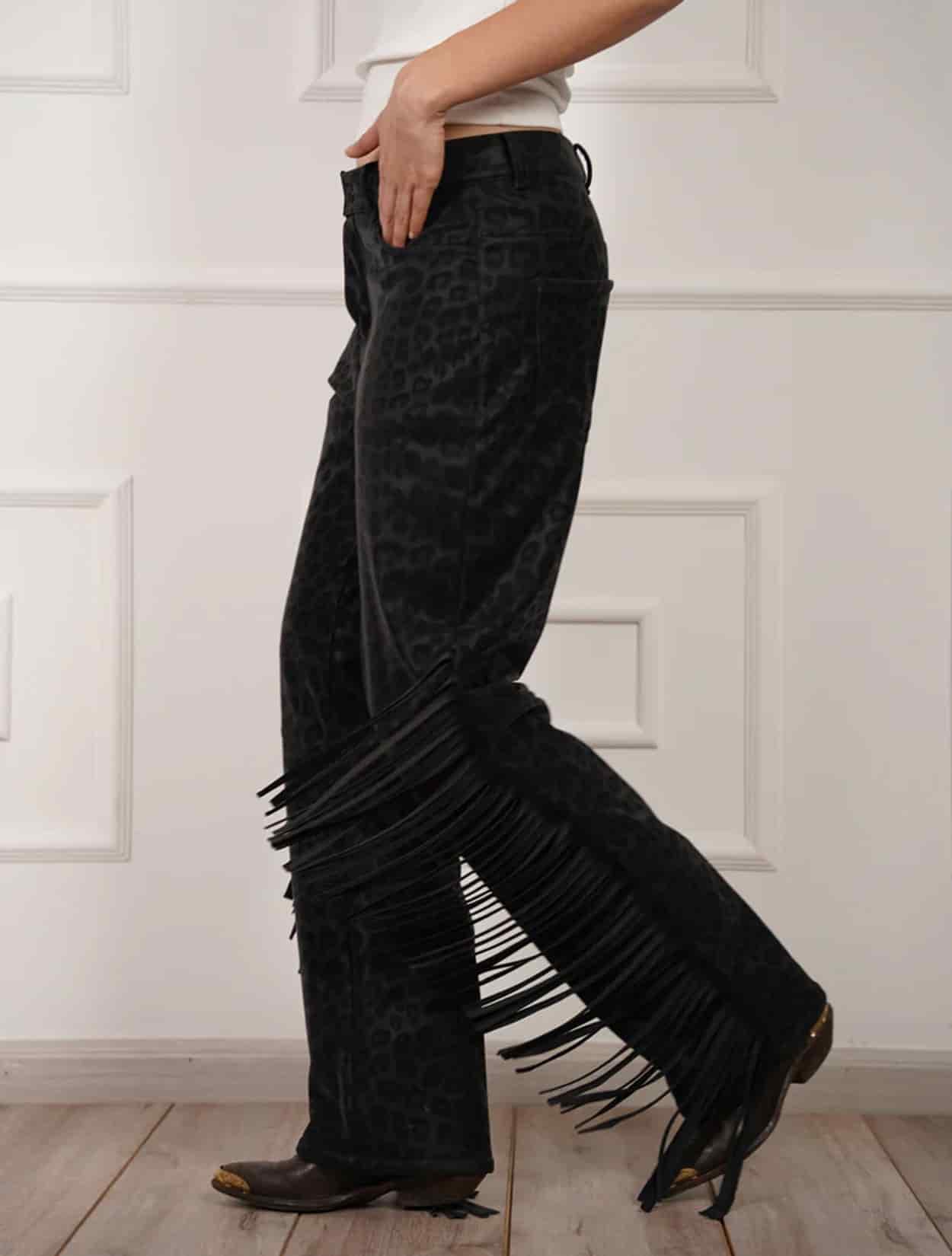 JEAN FRINGED PANTHER - miniatura 2