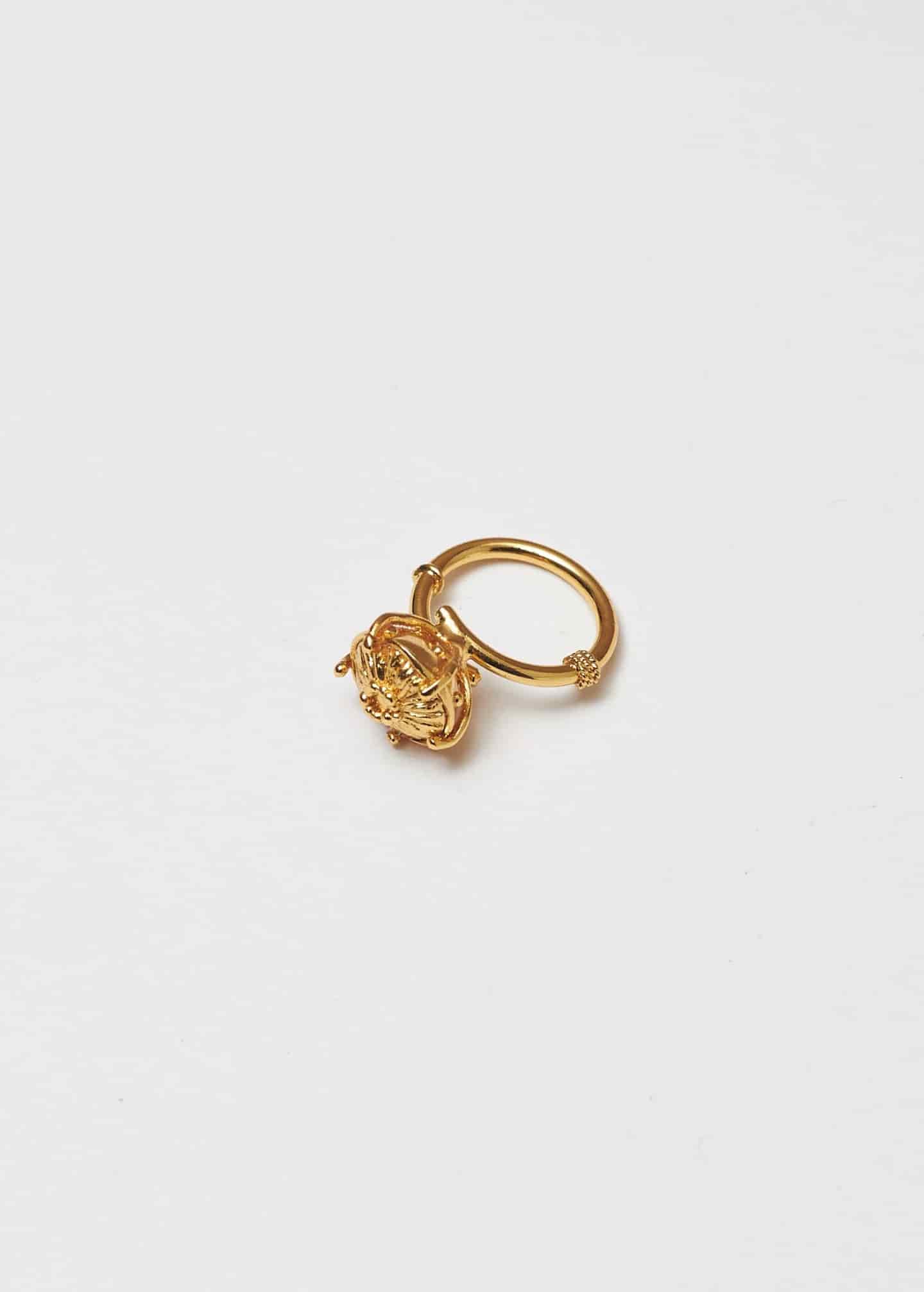 Anillo sombrerito mini dorado - miniatura 1
