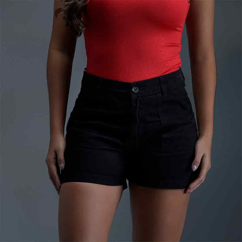 Short Denim Negro - miniatura 1