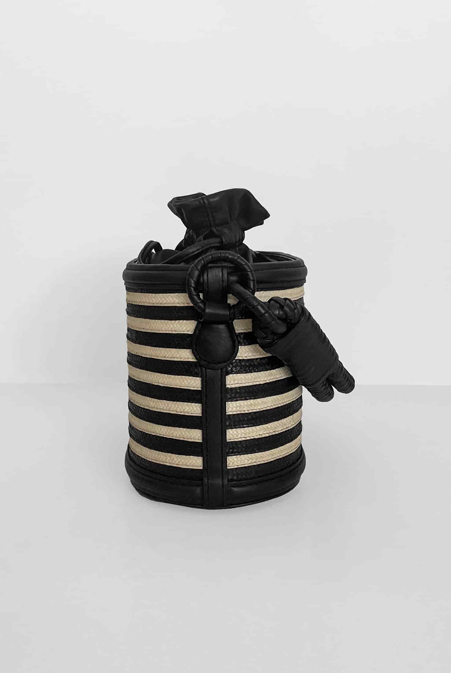 Caña Basket Bucket Bag, Stripes. - miniatura 4
