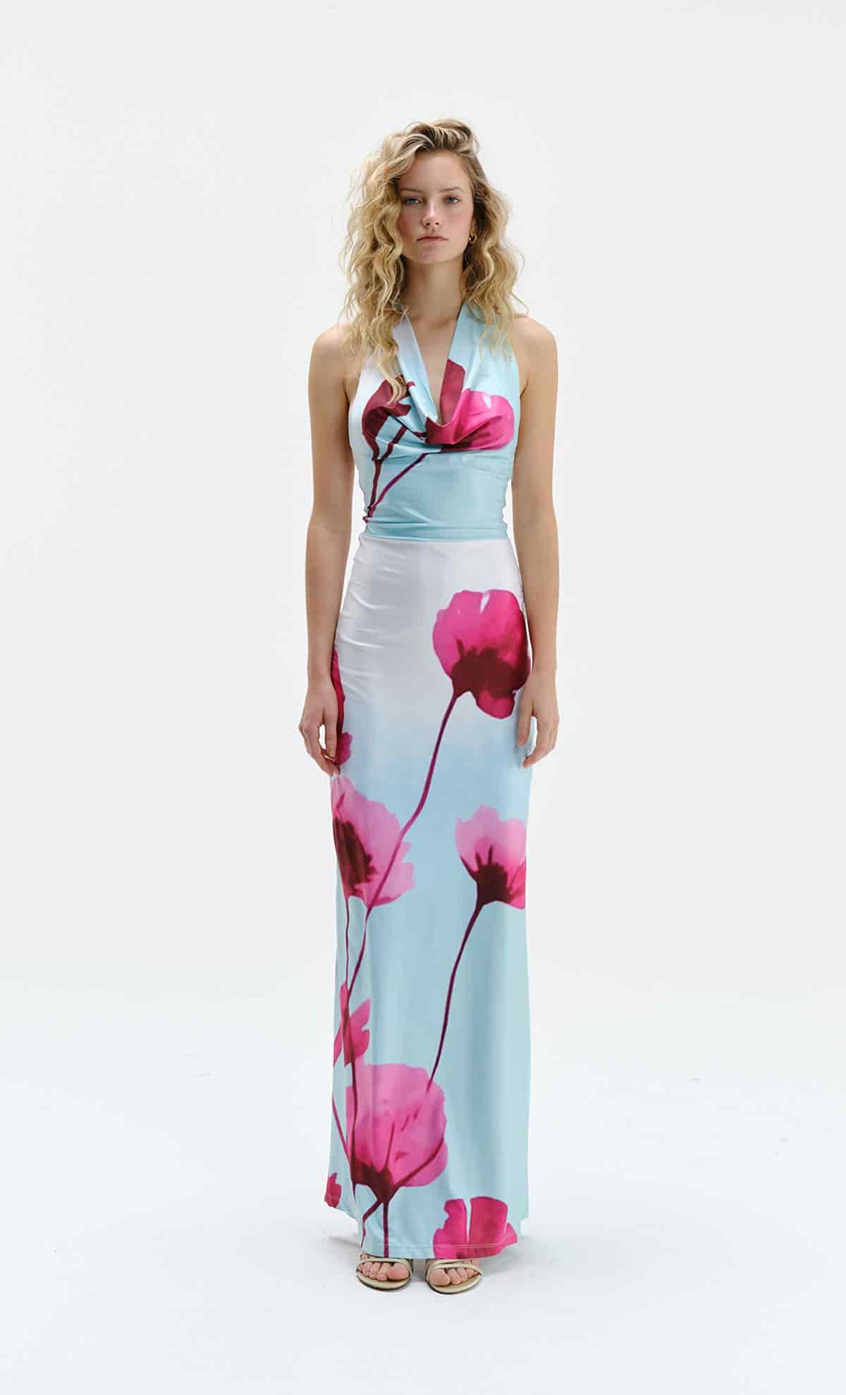 Vestido largo Moonflower Gio - miniatura 4