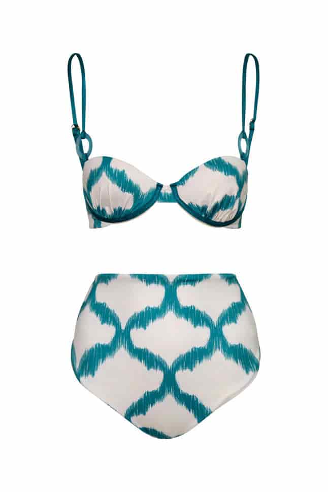 Bottom de Bikini Tania Azure Ivory Colombia - miniatura 9