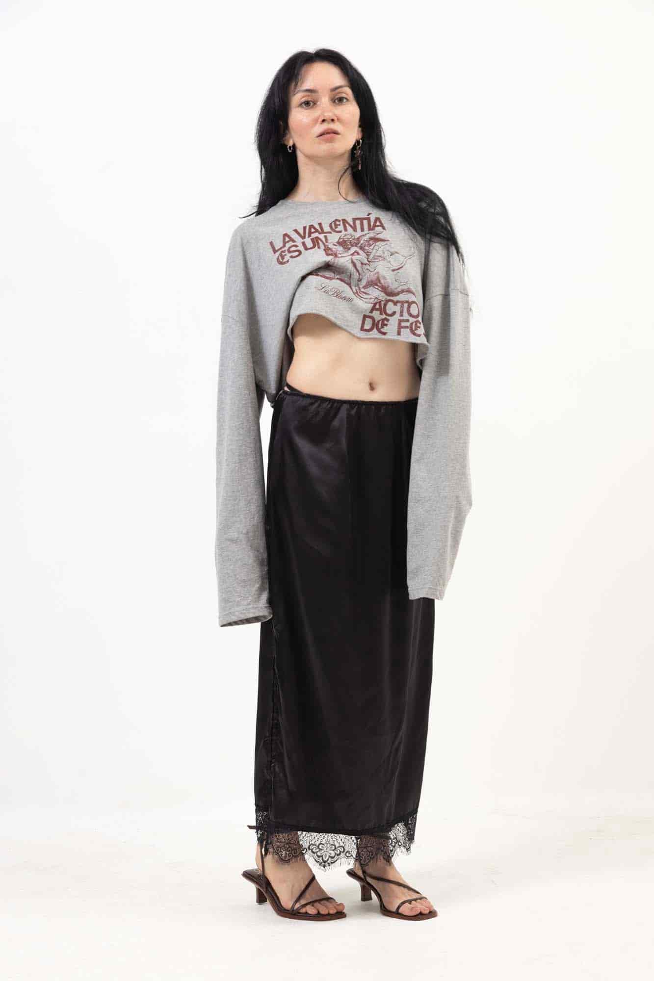 SATIN SKIRT - miniatura 4