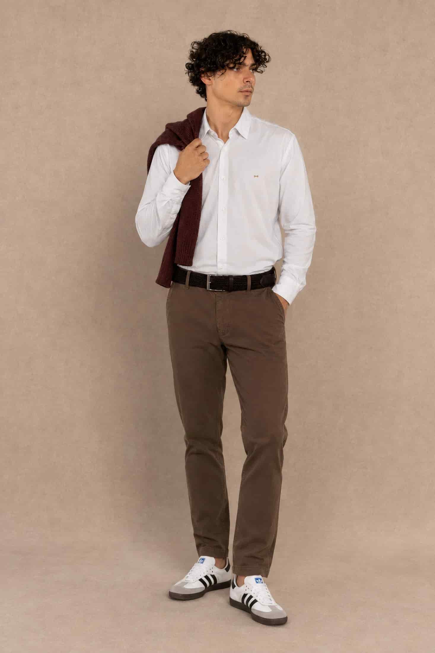 Camisa Performance Oxford Blanca - miniatura 2