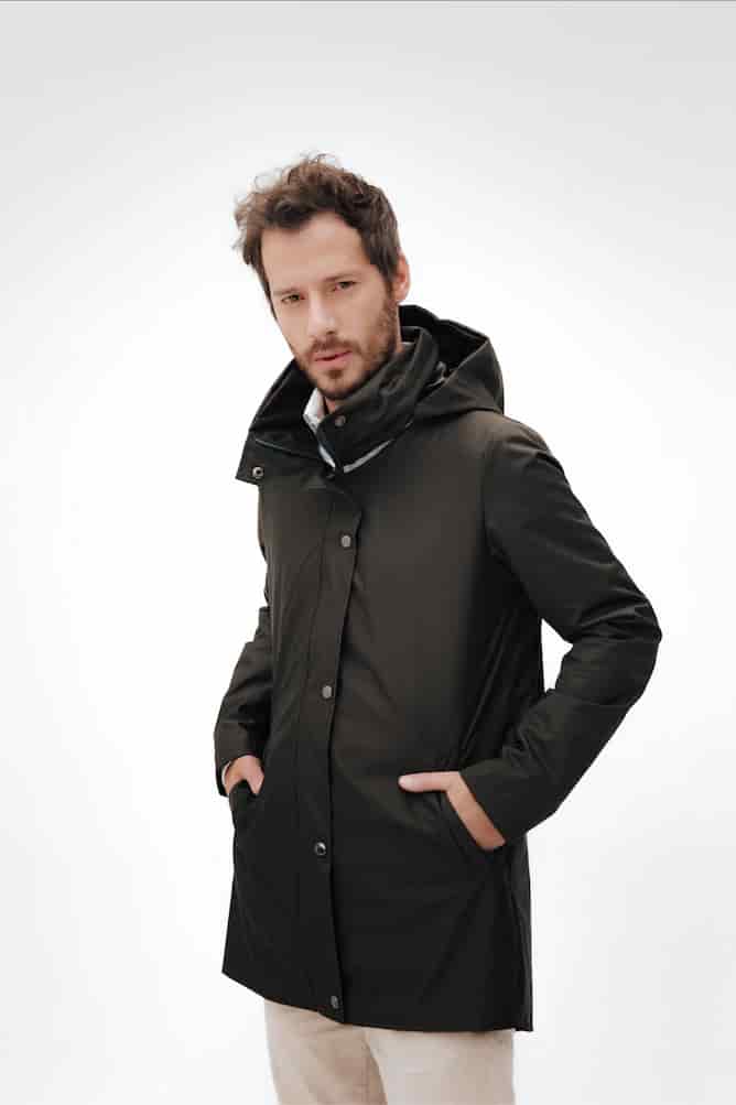 RAINCOAT OLIVE - miniatura 2