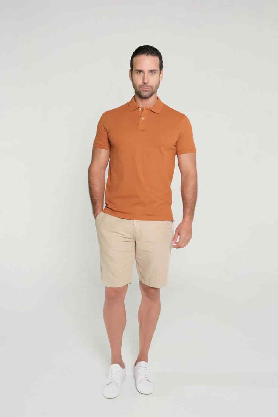 Camiseta Polo Terracota - miniatura 2