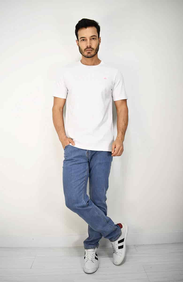 Camiseta Blanca Para Hombre - miniatura 3